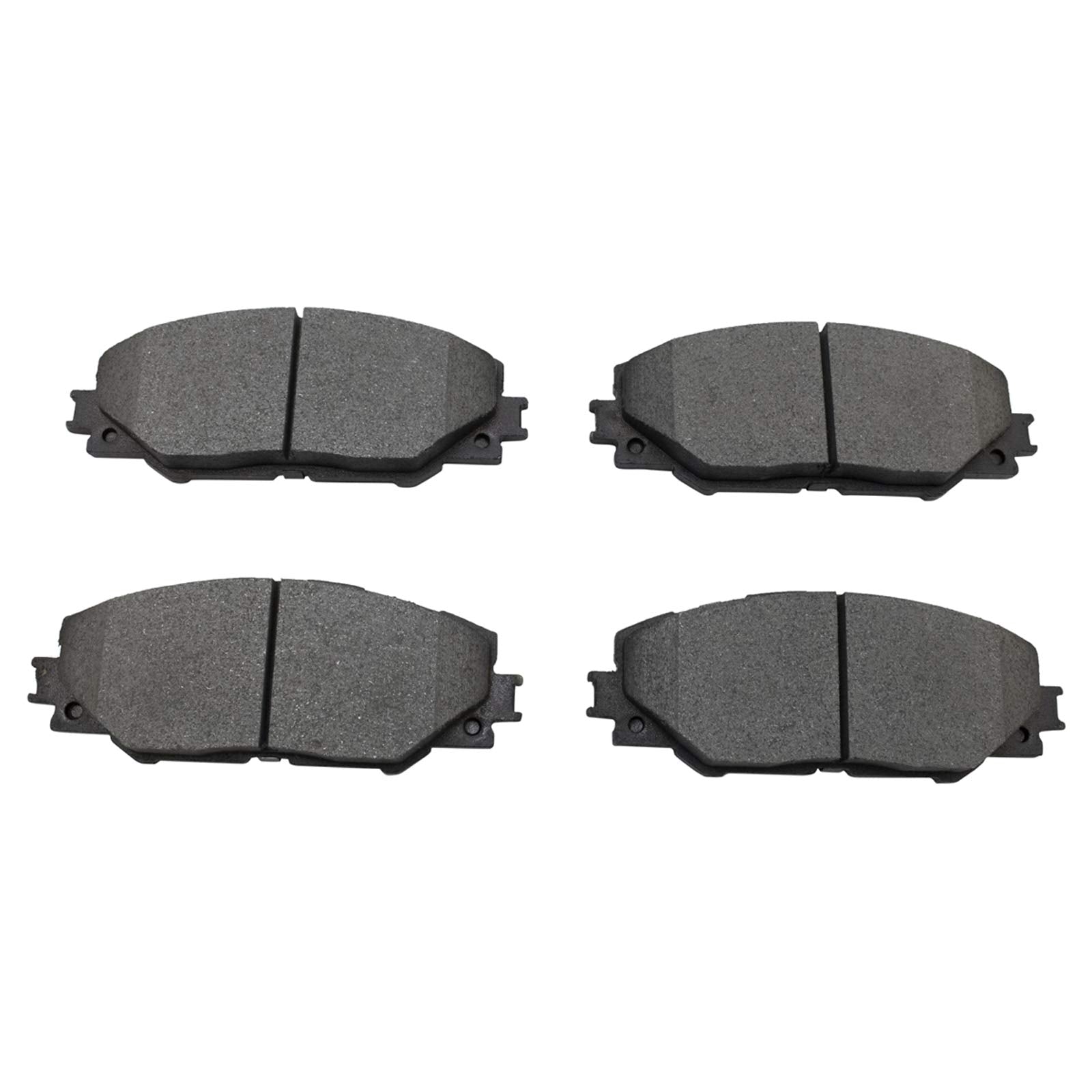 TRQ Front Brake Pads Ceramic Compatible with 2009-2010 Pontiac Vibe 2016 Scion iM 2011-2016 tC 2017-2018 Toyota Corolla iM 2009-