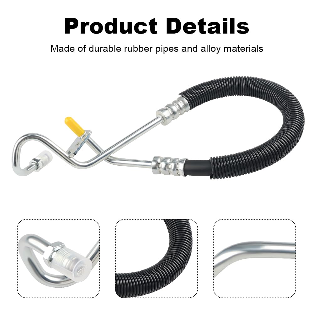 WMPHE Power Steering Pressure Hose Compatible with Chevy Silverado 1500 2500 Suburban Tahoe Avalanche, Compatible with GMC Sierr