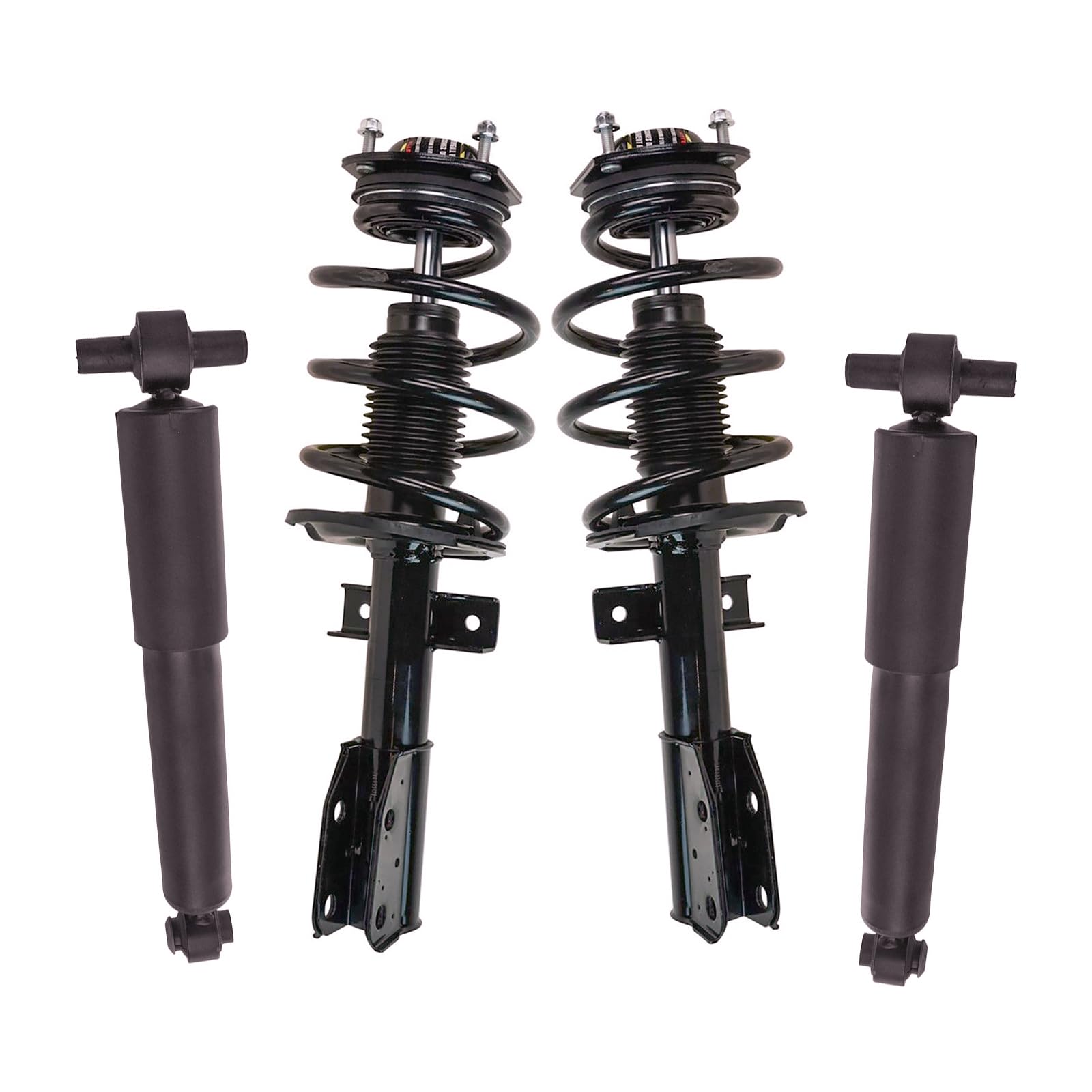 Trq Front & Rear Loaded Complete Strut Assembly Shock Absorber Kit 4Pc For Acadia