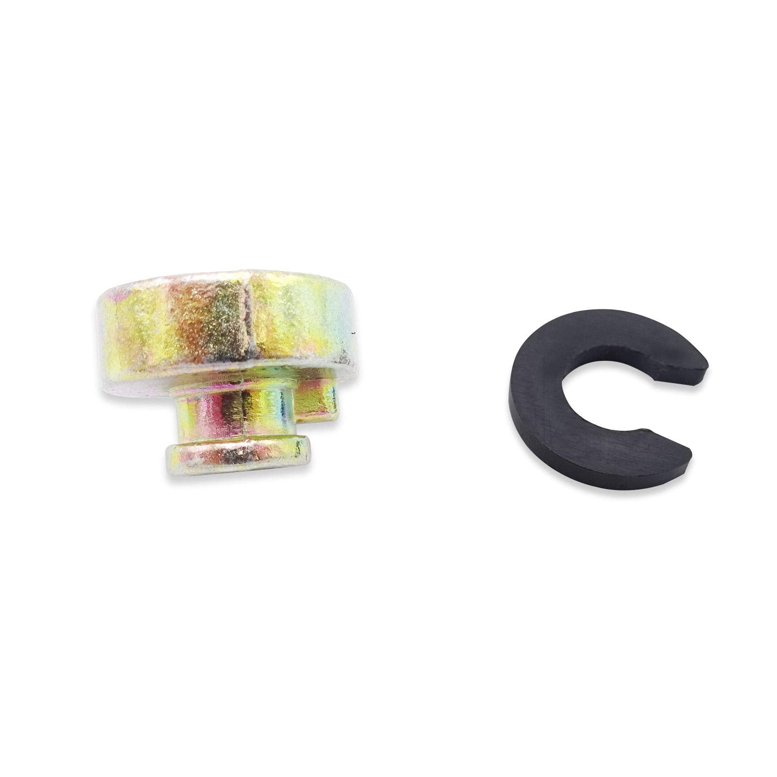 2Pcs Rear Fender Seat Bolt Nut Base Replace Compatible With Harley Davidson Touring Softail Dyna Sportster Model