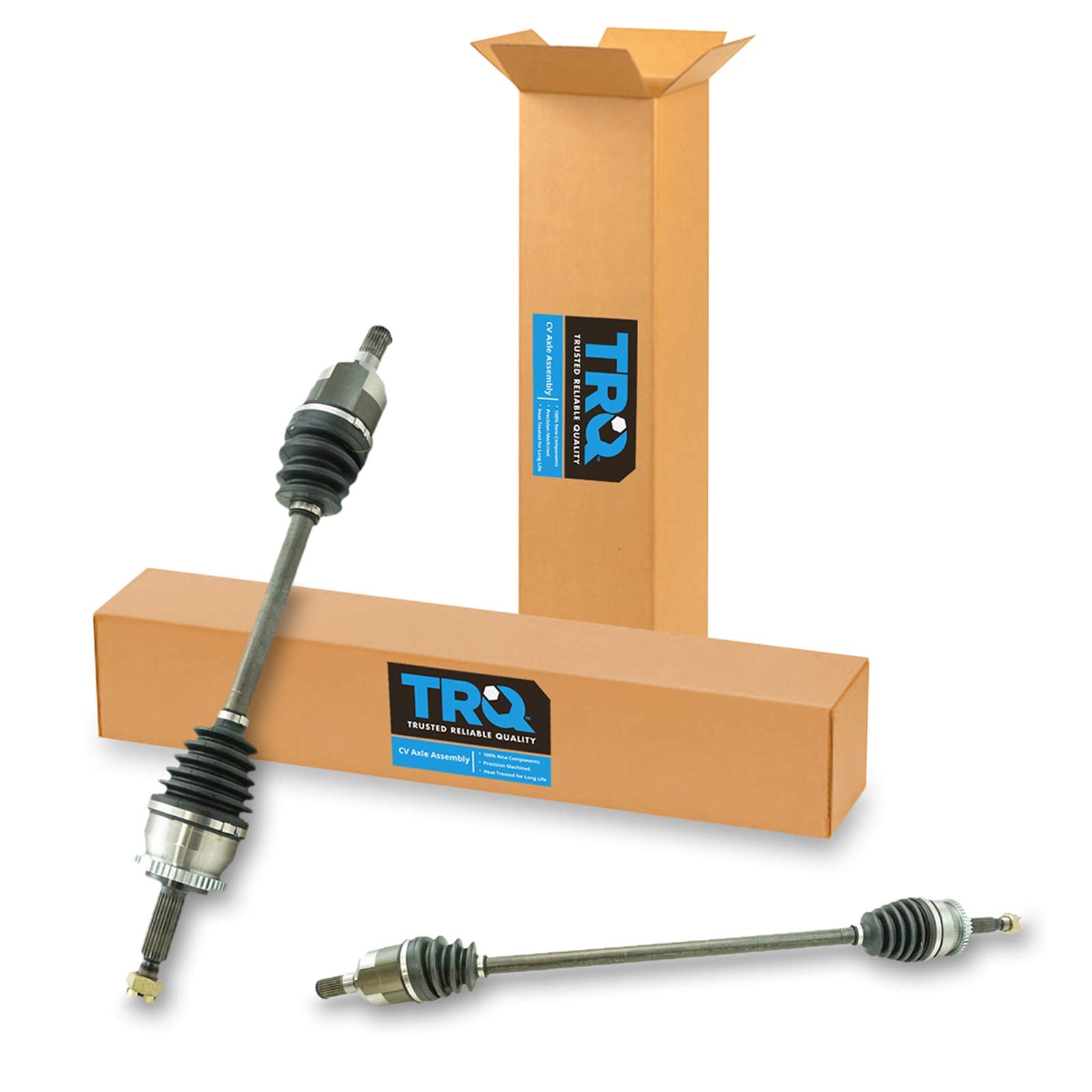 Trq Front Cv Axle Shaft Assembly Set Compatible With 2011-2014 Hyundai Sonata