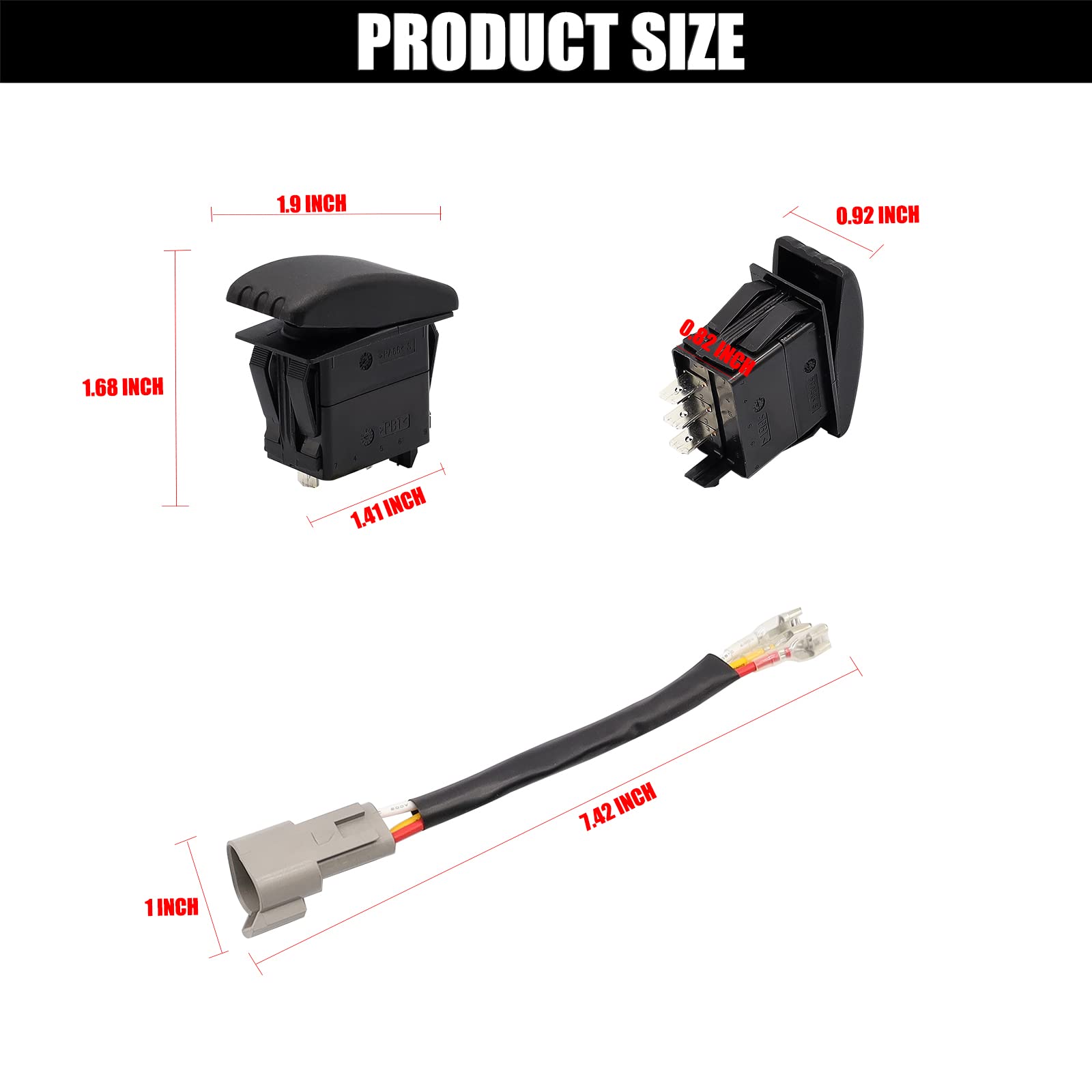 Forward Reverse Switch, Suitable For Yamaha G22, G29, Drive Golf Carts # Ju2-H2917-00-00