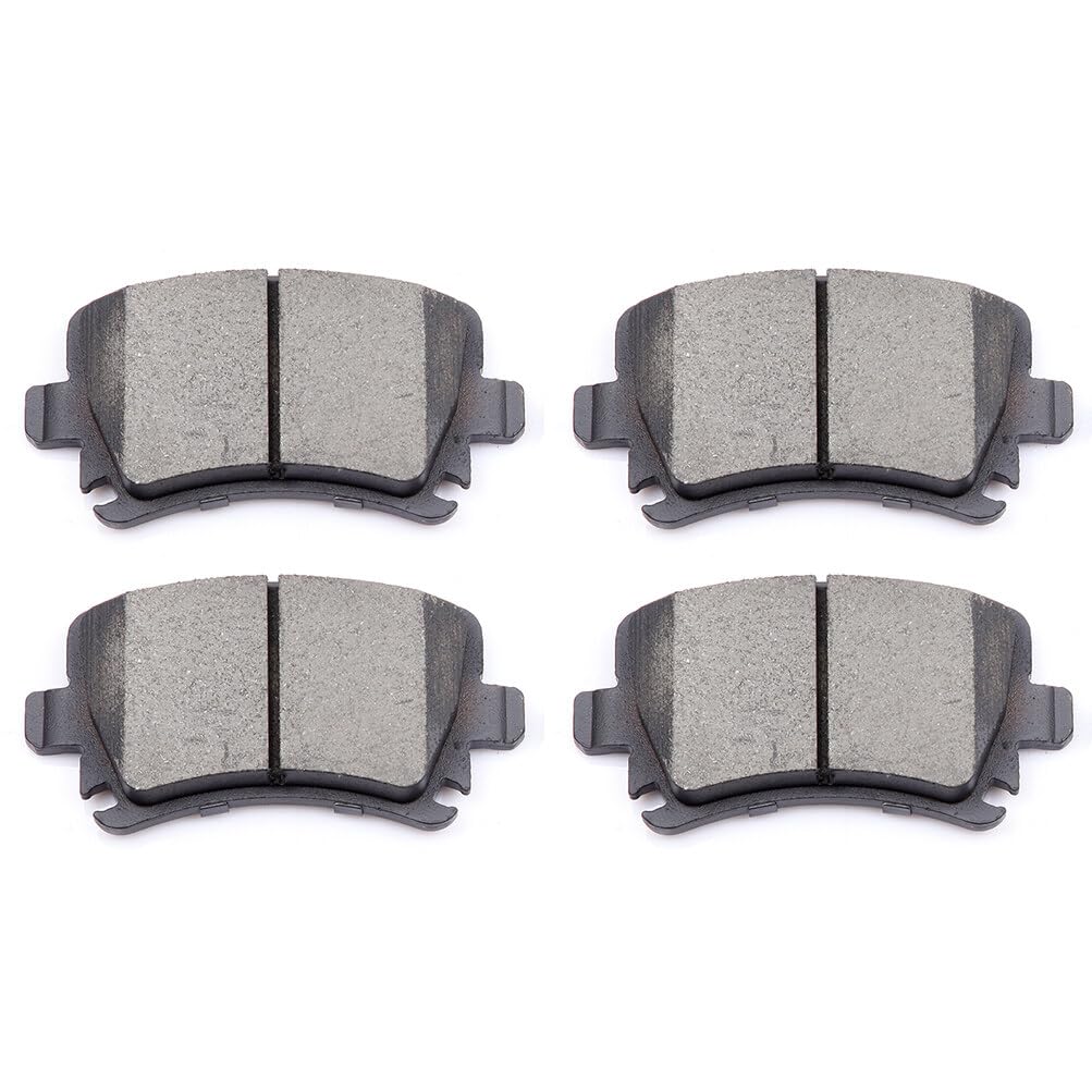 Eccpp D1108-8213 Rear Ceramic Disc Brake Pad Set Fit For Audi A3 2006-2010,For Audi A3 Quattro 2006-2010,For Audi A4 2005-2009,F