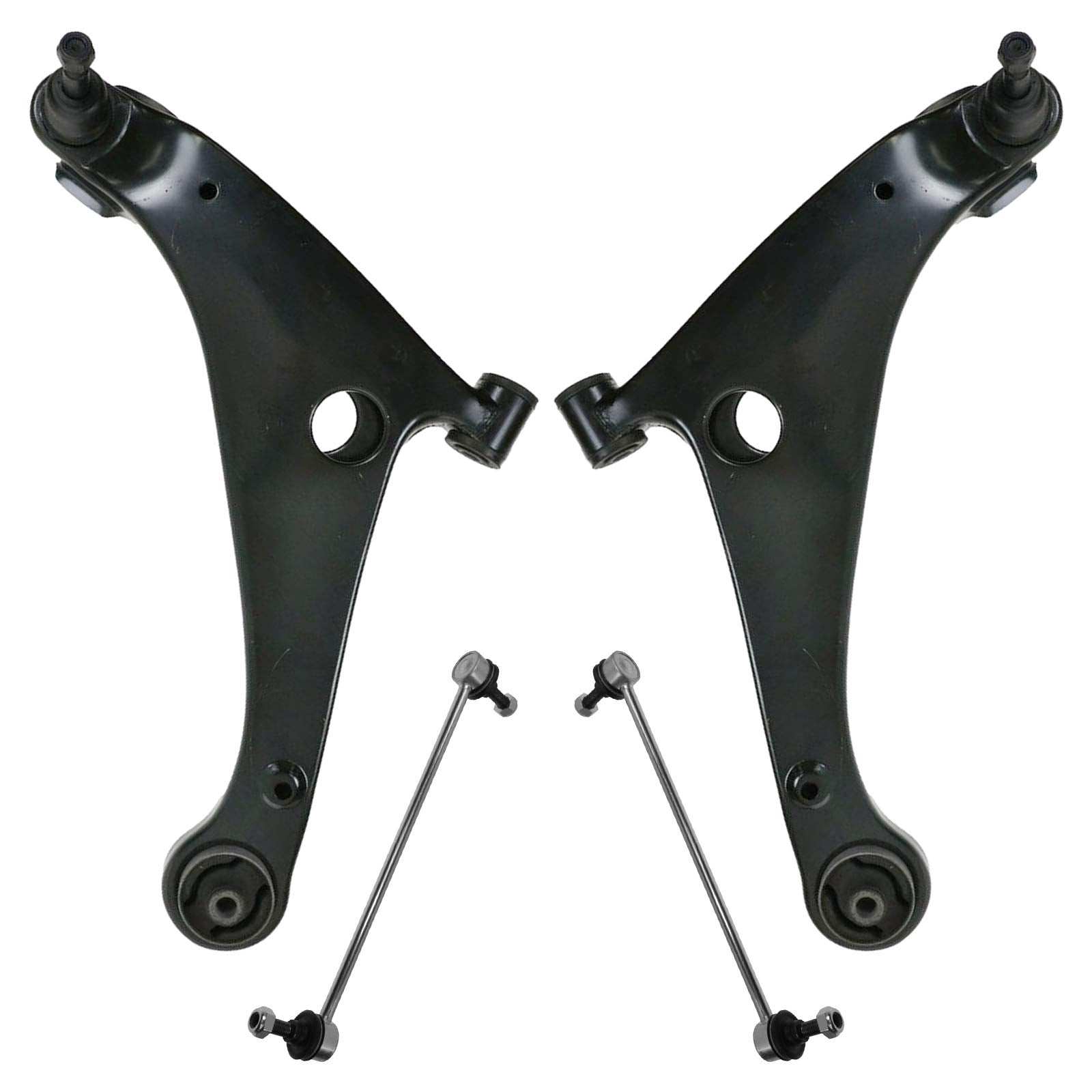 Trq Front Suspension Kit Control Arm With Ball Joint Sway Bar Stabilizer Link Compatible With 2004-2012 Mitsubishi Galant