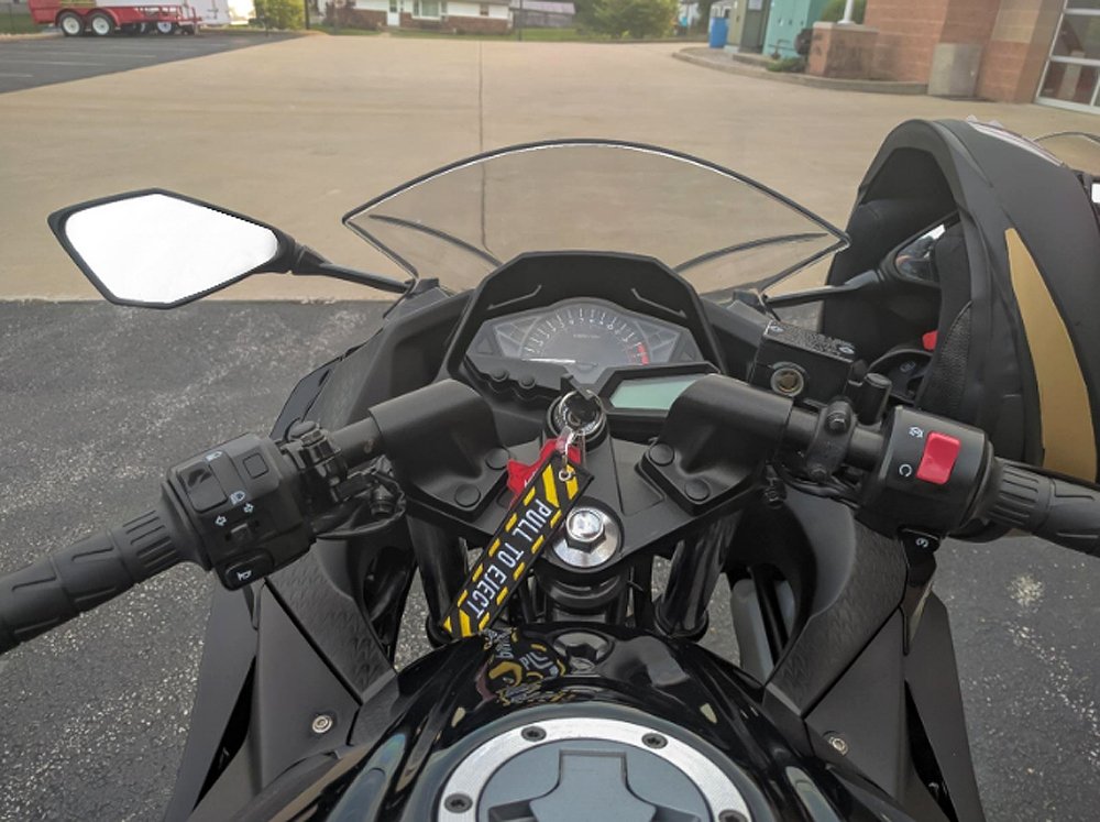 Luso Aviation Pull To Eject, Embroidered Key Chain