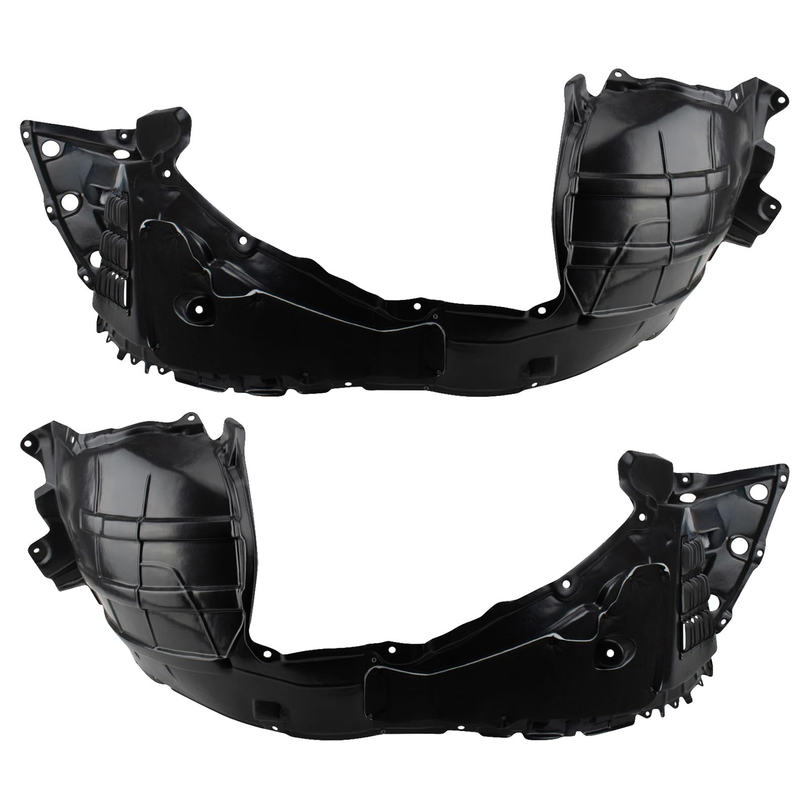 Trq Front Inner Fender Liner Set Compatible With 2013 Infiniti Jx35 2014 Qx60 2013-2014 Nissan Pathfinder Ni1248137 Ni1249137