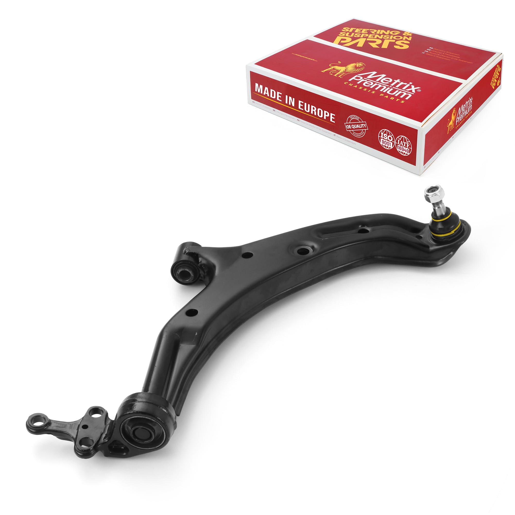 Metrix Premium Chassis Parts - Front Right Lower Control Arm W Ball Joint & Bushing Assembly Fits 11-12 Renault Scala (Mexico),