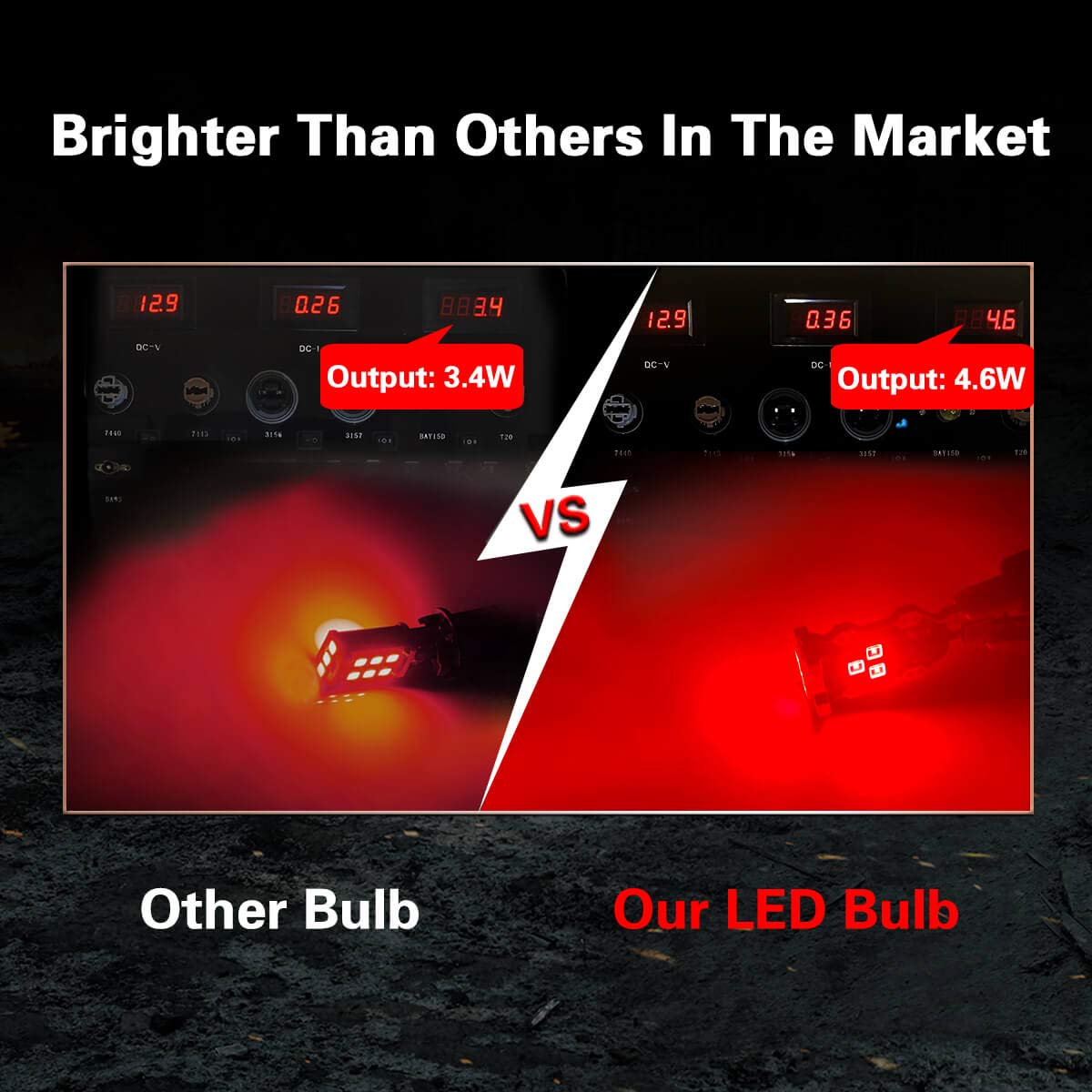 Lasfit 912 921 Led Bulb Reverse Light Backup Light White And Third Brake Bulbs Light Red Combo, T15 W16W Canbus Error Free Light