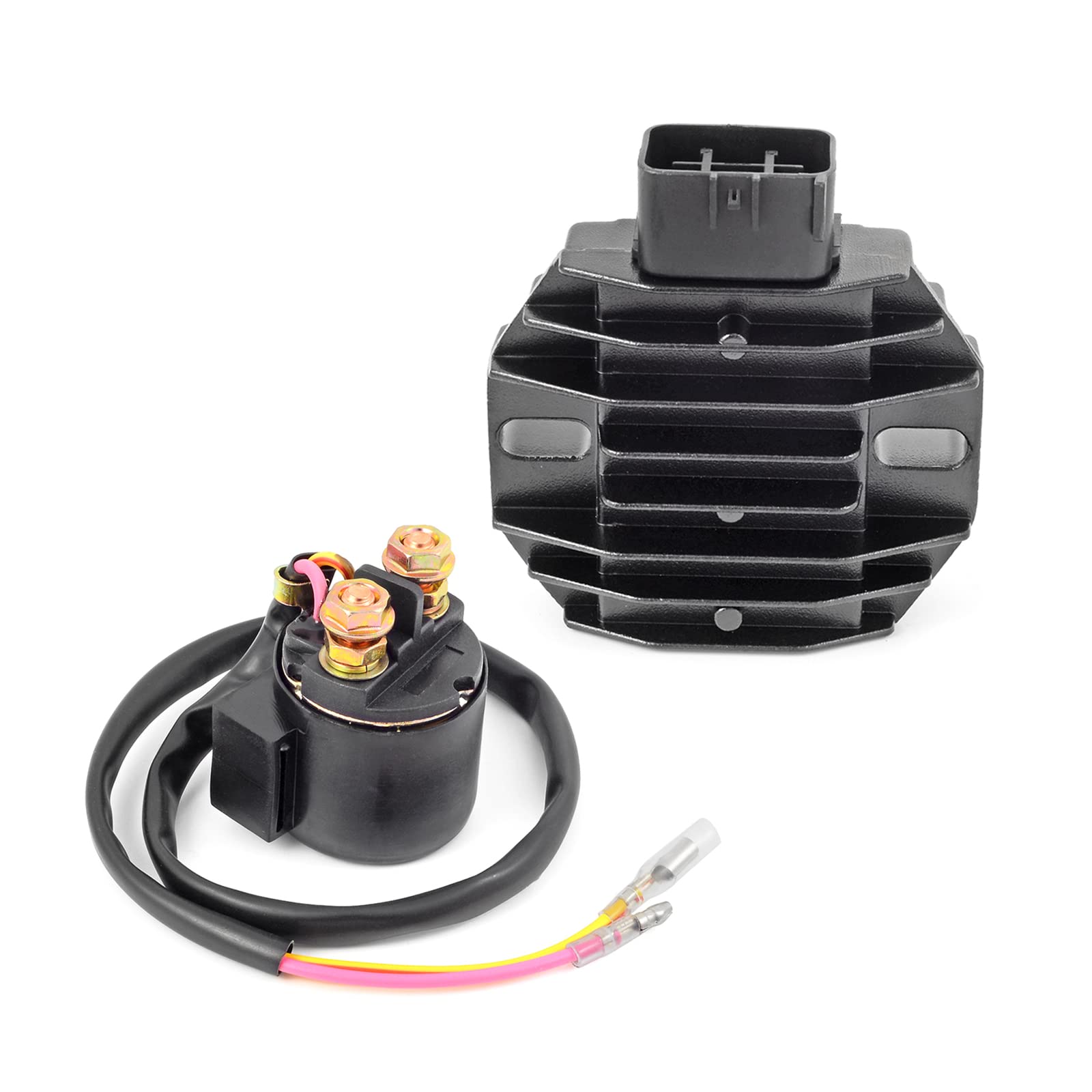 MOTO1988 Voltage Regulator Rectifier & Starter Relay for Honda Recon 250 TRX250 (1997-2004) TRX250EX/TRX250X (2001-2019