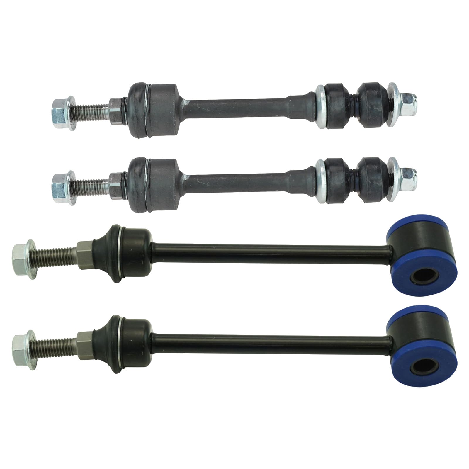 Trq Front & Rear Sway Bar Stabilizer Link Set Compatible With 2006-2007 Dodge Ram 1500 2004 Ram 2500 2004-2006 Ram 3500