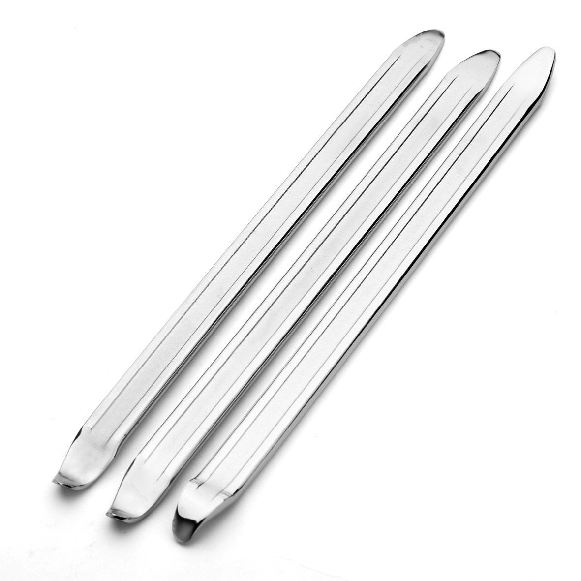 Fasmov Tire Iron Set Irons Changing Tool Kit, 3 Pcs Tire Iron Spoons Changing Tire Lever Bar Set, Motorcycle Tire Spoons Iron Set, Tire Remove Tool for Bike Motorcycle Scooter Bicycle Mower, 12 inch