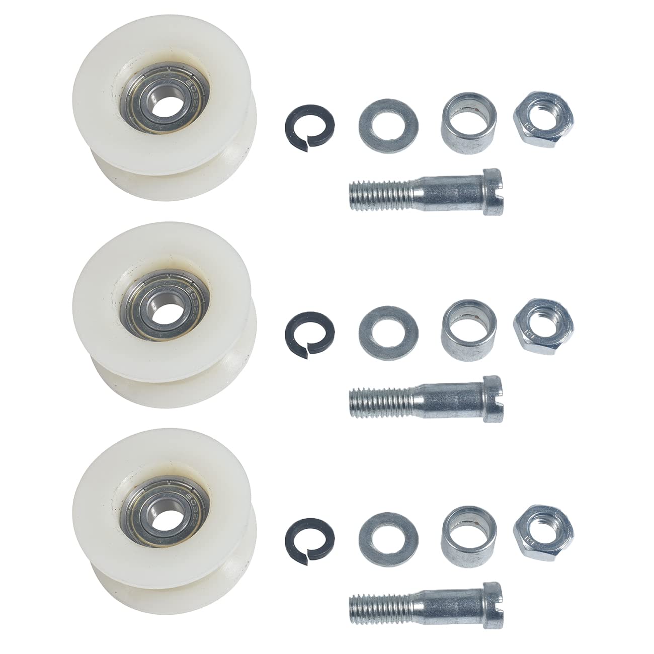 Jtfrkope 3 Pulley Chain Tensioner Roller For Motorized Bicycle Bike 49Cc 60Cc 66Cc 80Cc 2 Stroke Engine