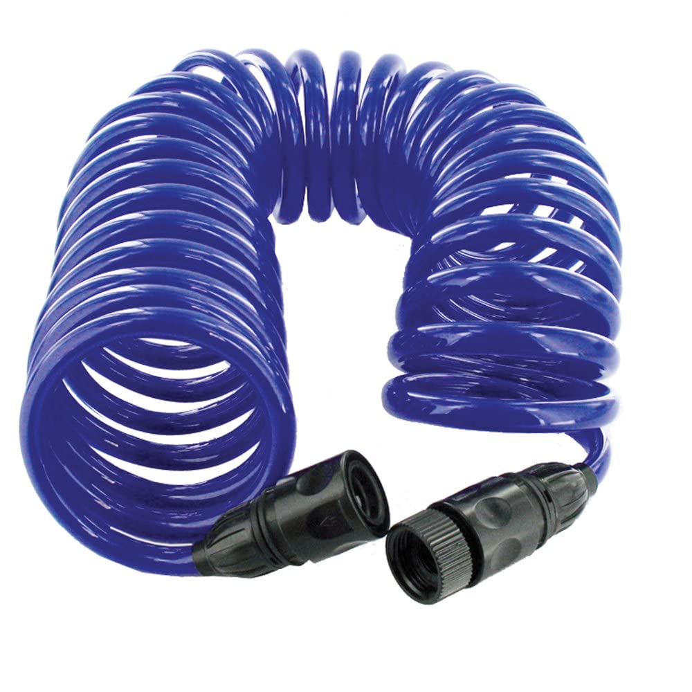 Valterra W01-0022 EZ Coil-N-Store Drinking Water Hose - 25' , Blue