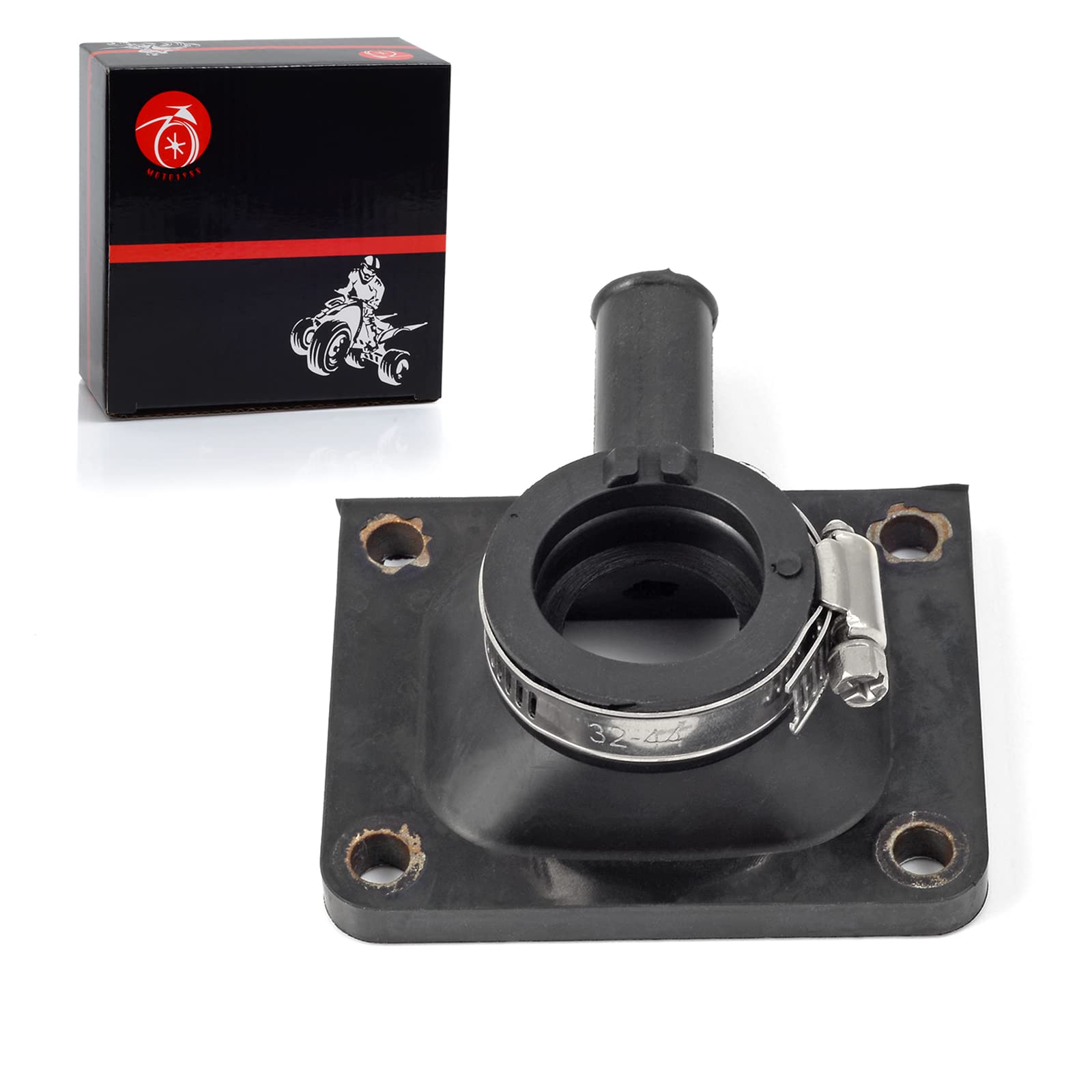 Carburetor Intake Manifold Boot Compatible With Yamaha G1 Gas Golf Cart 1983 1984 1985 1986 1987 1988 J24-13586-00-00