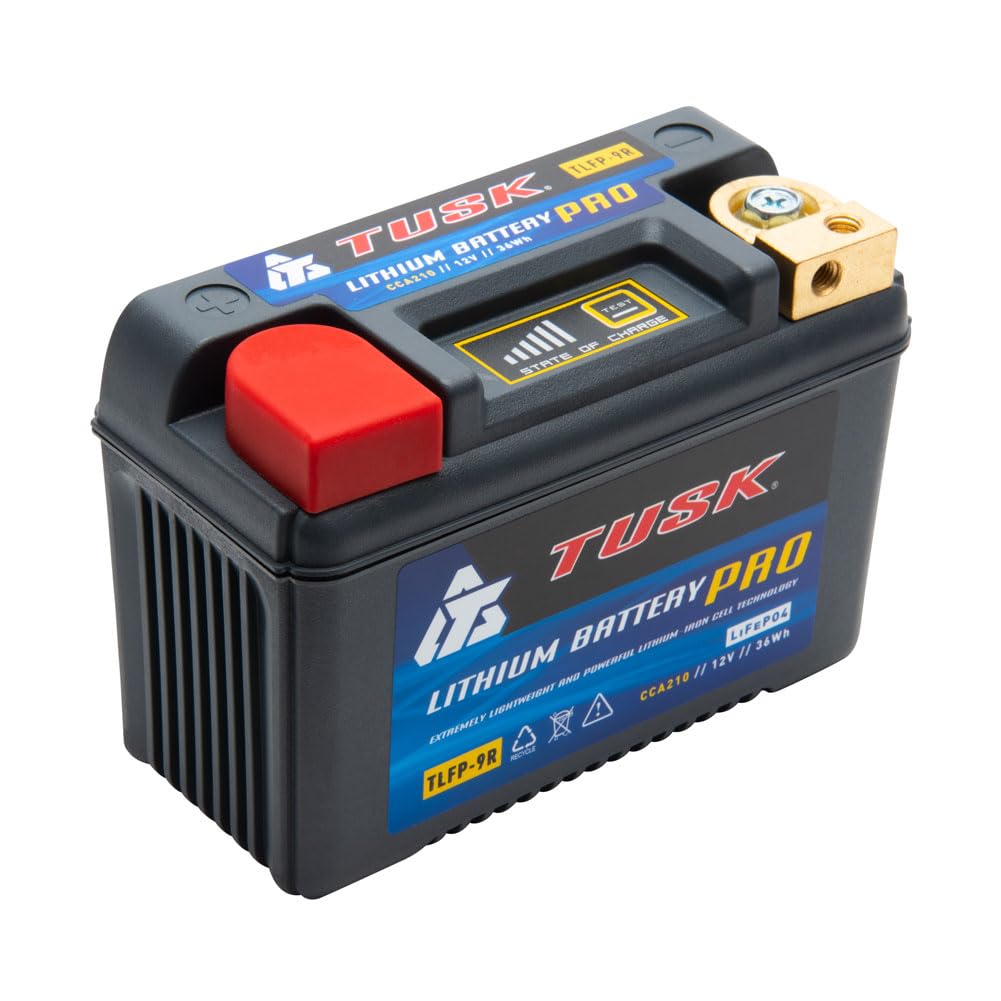 Tusk Lithium Pro Battery Tlfp-9R For Kawasaki Ninja Zx-6R 1998-2022