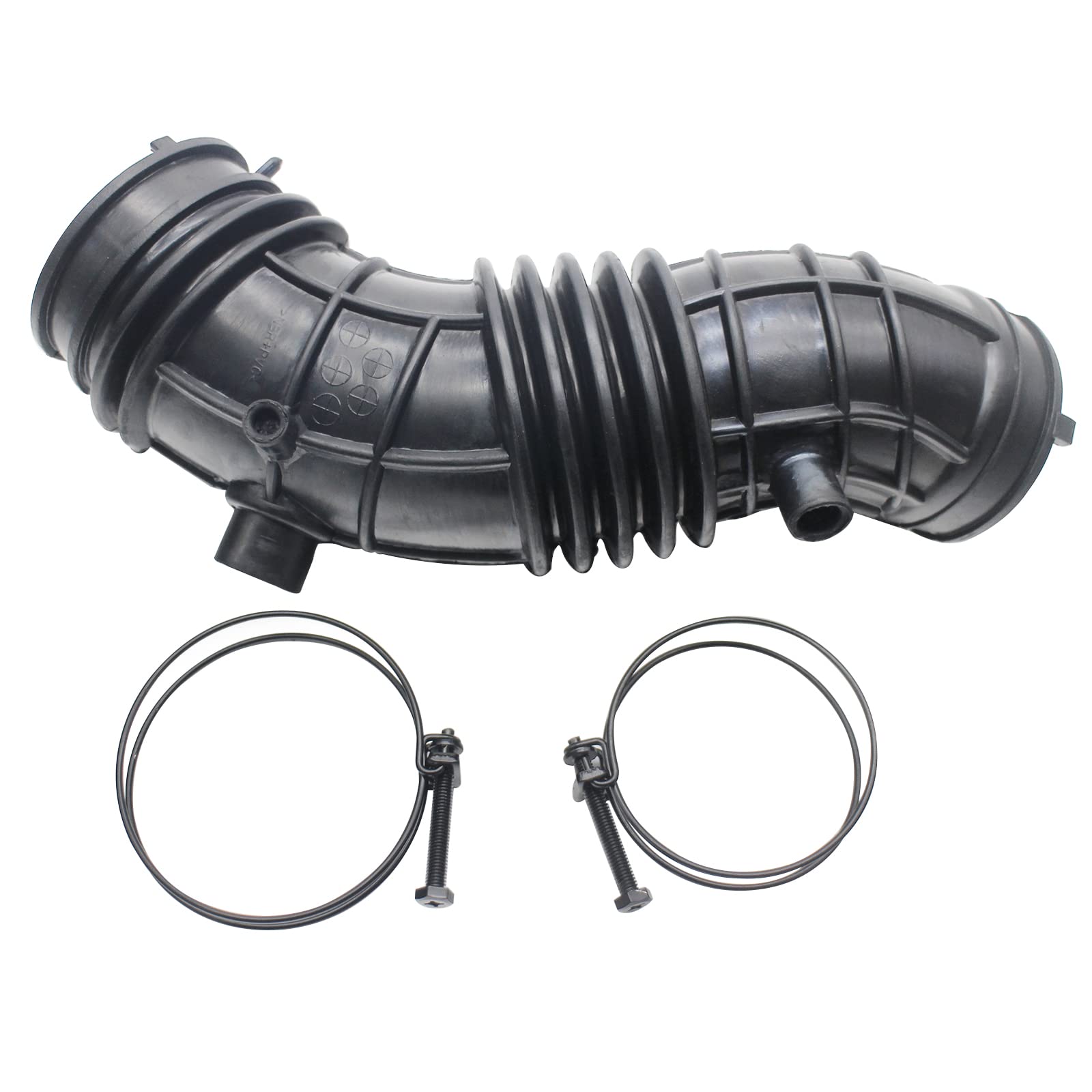 Honda Air Cleaner Intake Hose Tube With Clamps For 2009-2012 Accord 4 Door Sedan (2.4L, Oem# 17228-R40-A00 696-052)