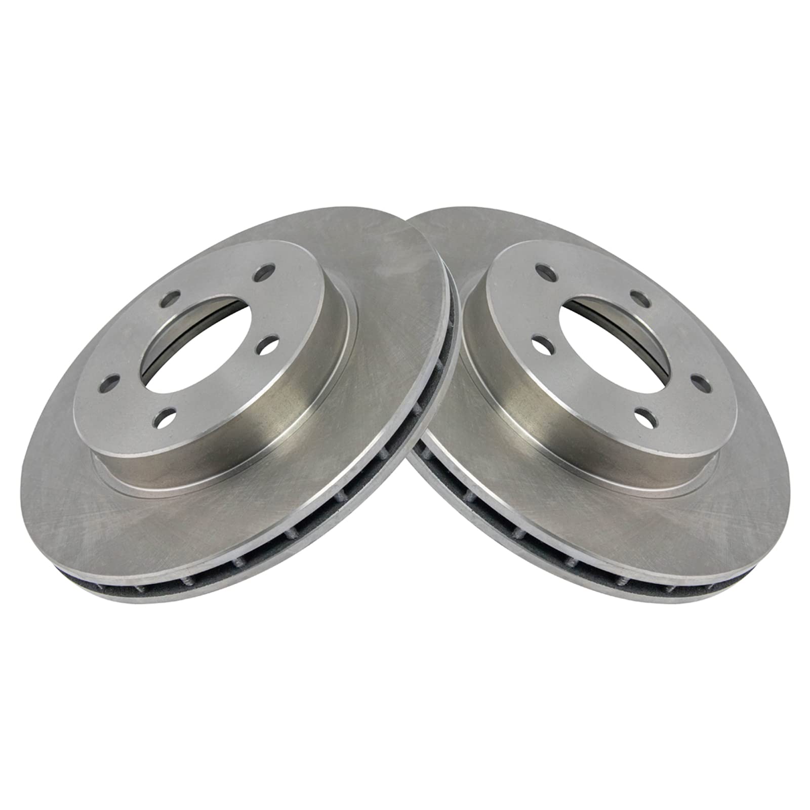 Trq Front Brake Rotors Set Vented Compatible With 1993-1997 Chrysler Concorde 1994-1997 Lhs 1994-1996 New Yorker Dodge Intrepid