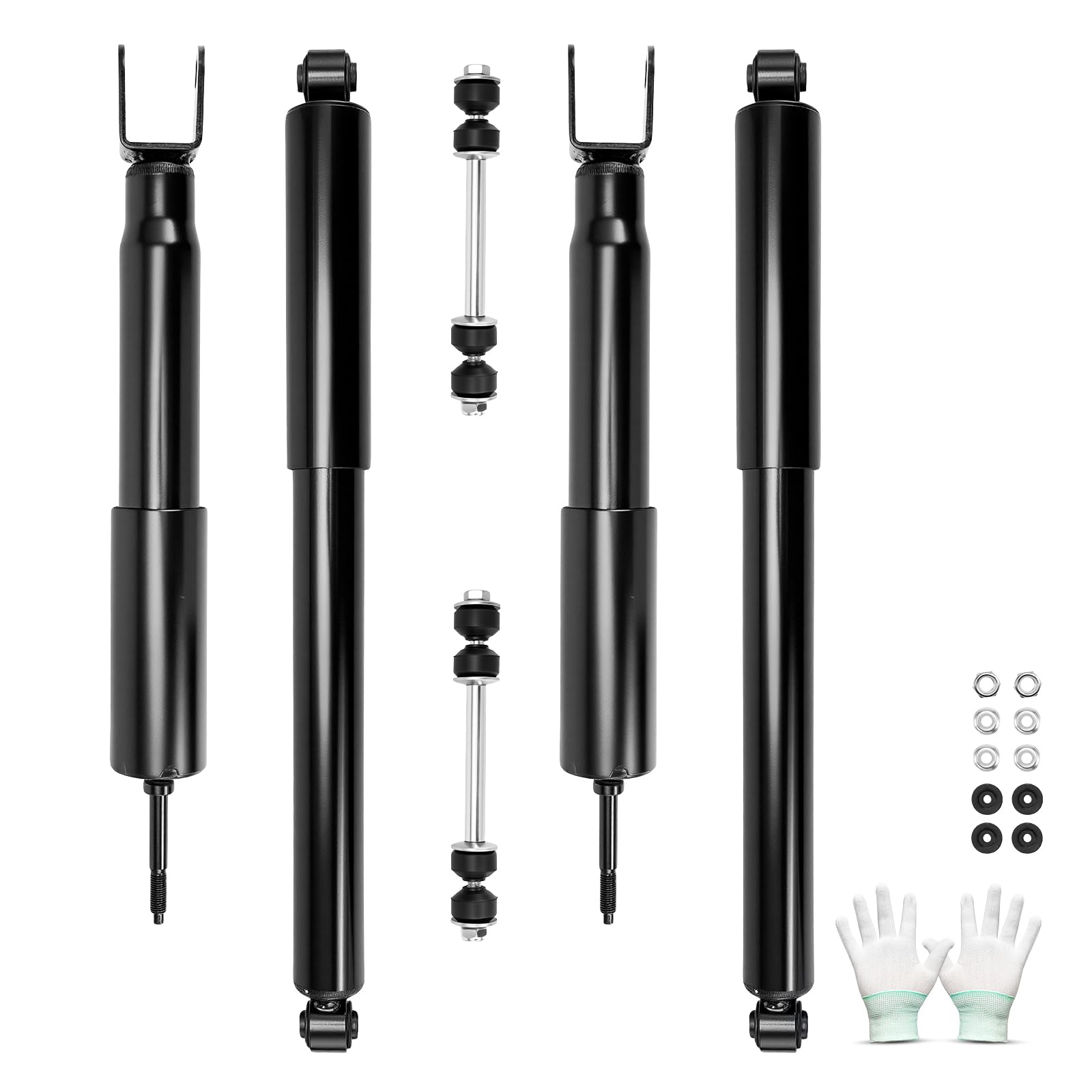 KAX Complete Strut Assembly & Shock Absorber 344381,37152,K80631 for Silverado 1500 1999-2006,GMC Sierra 1500 1999-2006,Front+Re
