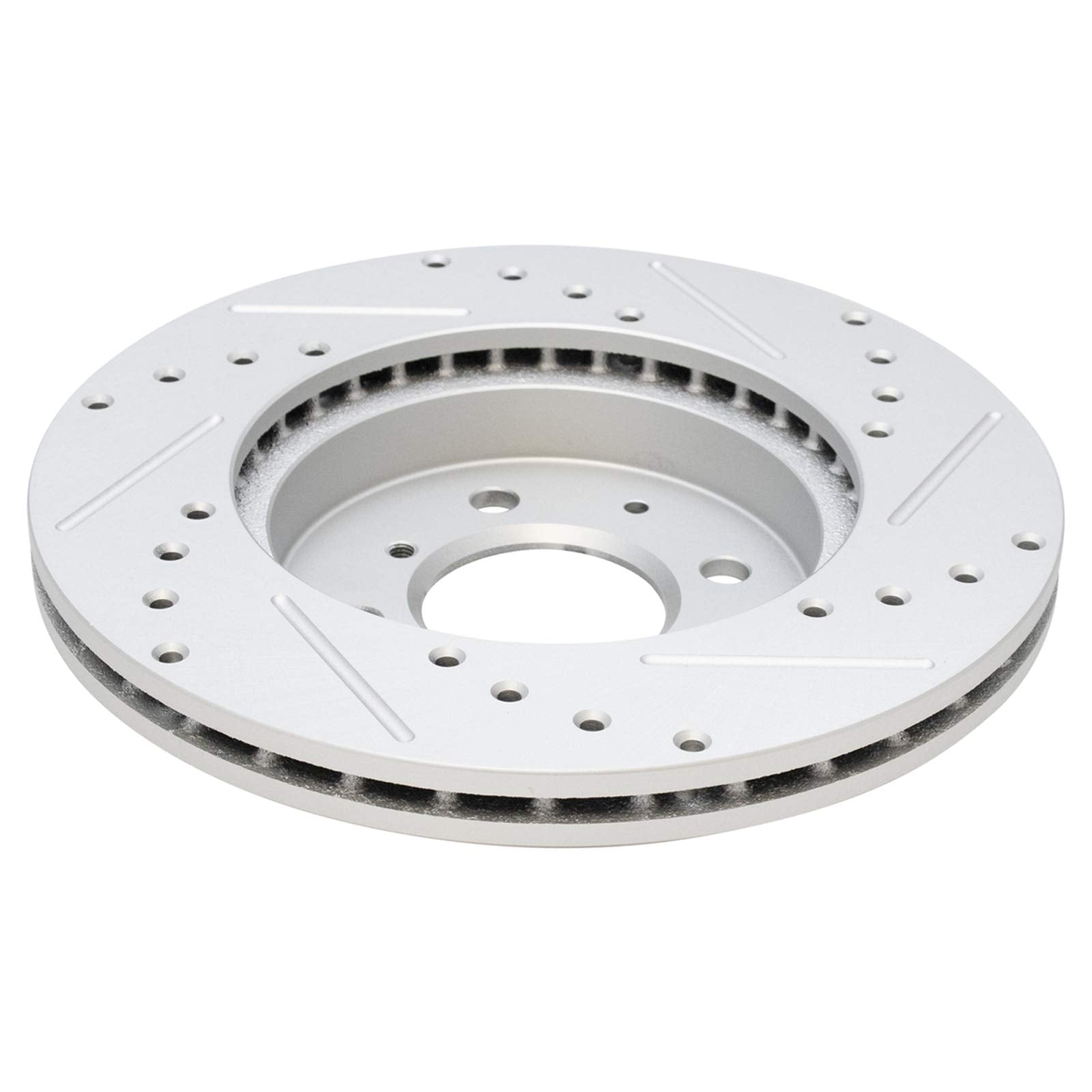 Trq Front Performance Brake Rotors Set Premium G-Coated Cross Drilled & Slotted Compatible With 1990-2001 Acura Integra 1990-200