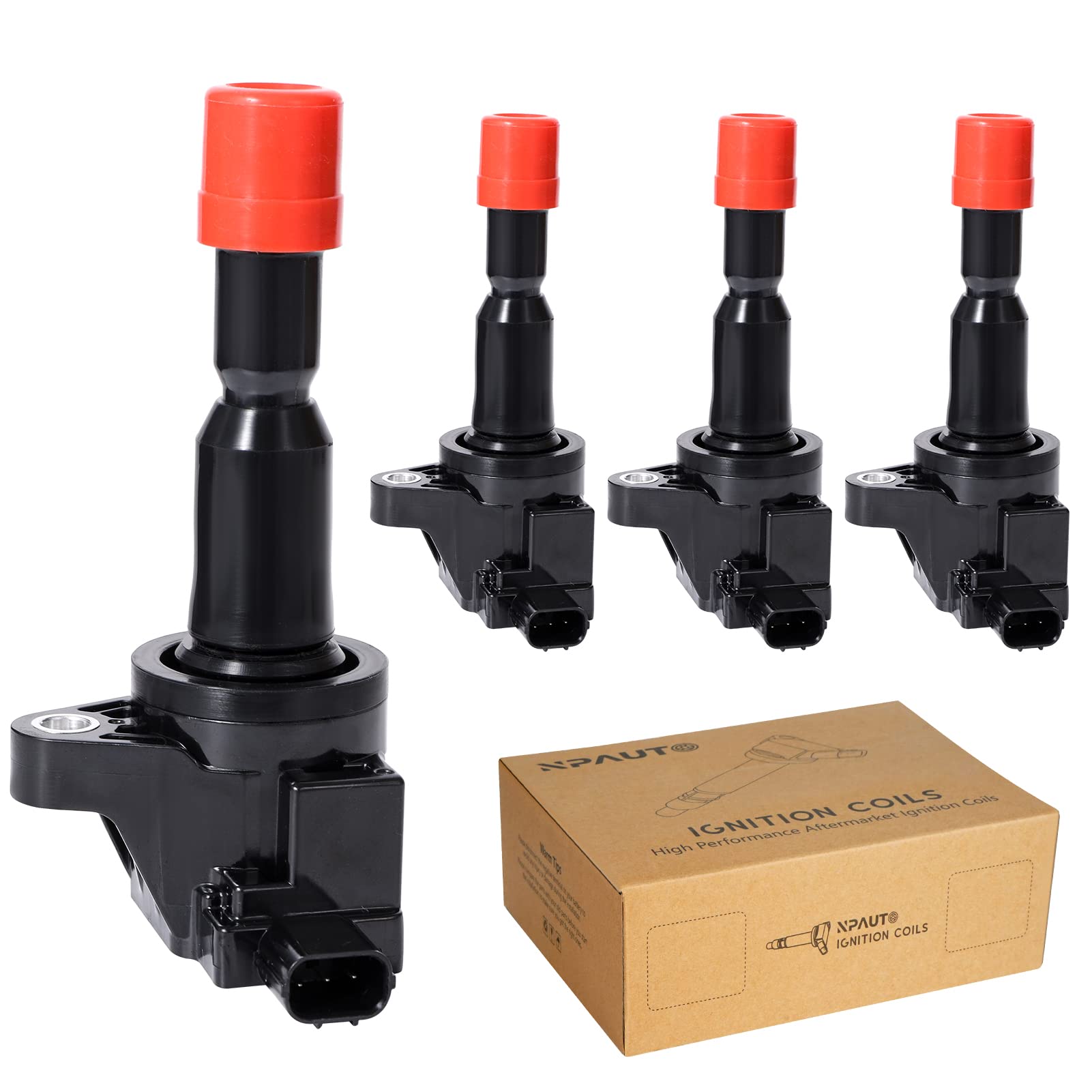Npauto Ignition Coil Pack Compatible With 2007 2008 Honda Fit 1.5L 1.5 L4 Hatchback, Uf581, C1578, Set Of 4