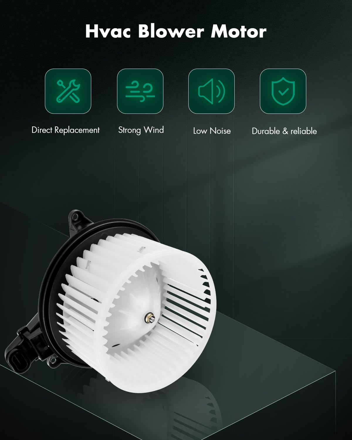 Scitoo Hvac Heater Blower Motor With Fan Cage Front 700237 For Ford For Expedition 2009-2017,For Ford For F-150 2009-2014,For Li