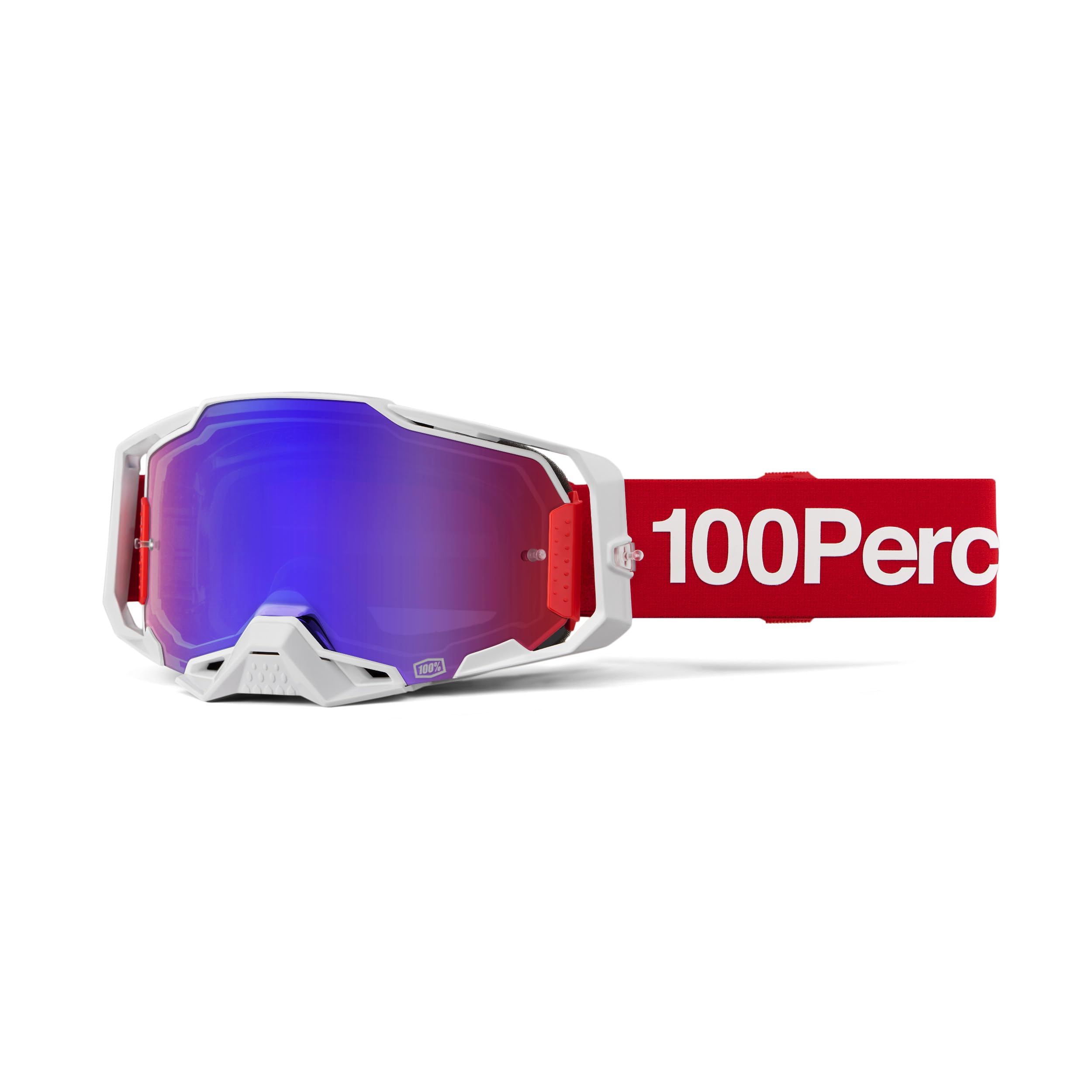 100% Armega Goggles - Eyewear For Dirt Bikes, Motocross, Motorcycle, & Bike Sports - Durable Mountain Biking Goggles - Corbin, M