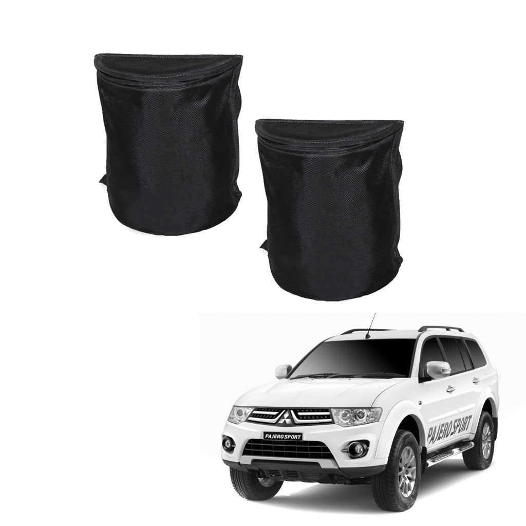 Kozdiko Semi Cylindrical Car Dustbin Set of 2 Pcs for Pajero Sport