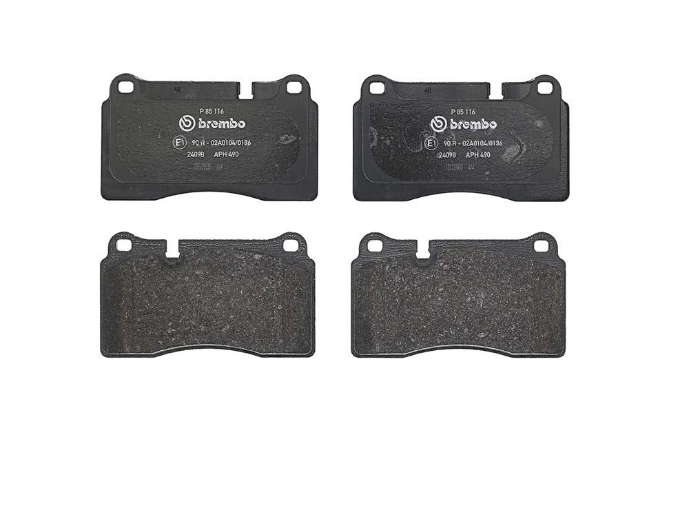 Brembo P85116 Low-Met Front Disc Brake Pad Set ASTON MARTIN/AUDI/FERRARI OE# 8J0698151D