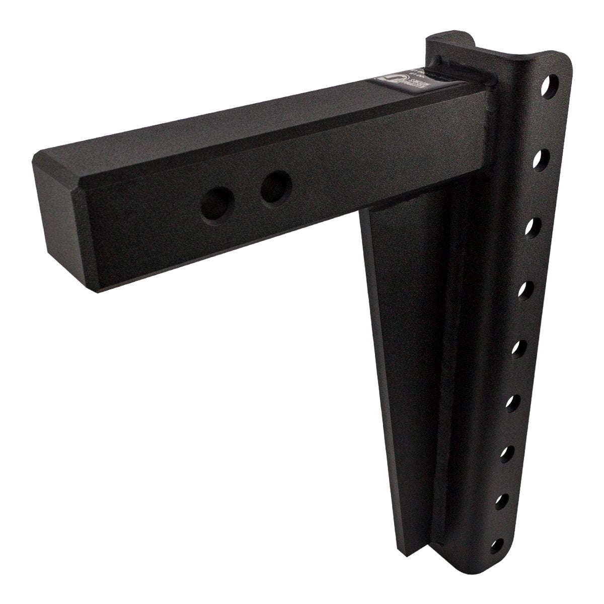 Bulletproof Hitches 2.5'' Adjustable Heavy Duty (22,000Lb Rating) 12'' Drop/Rise Trailer Hitch With 2'' And 2 5/16'' Dual Ball (