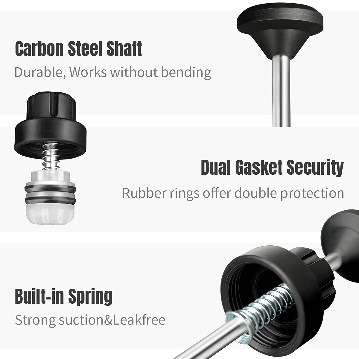 Thorstone Automotive Fluid Extractor Pump, Oil Change Syringe With Hose, Manual Fuel Suction & Filler, Fluid Oil Change Evacuator (7 Oz./0.21 Qt./200 Cc)