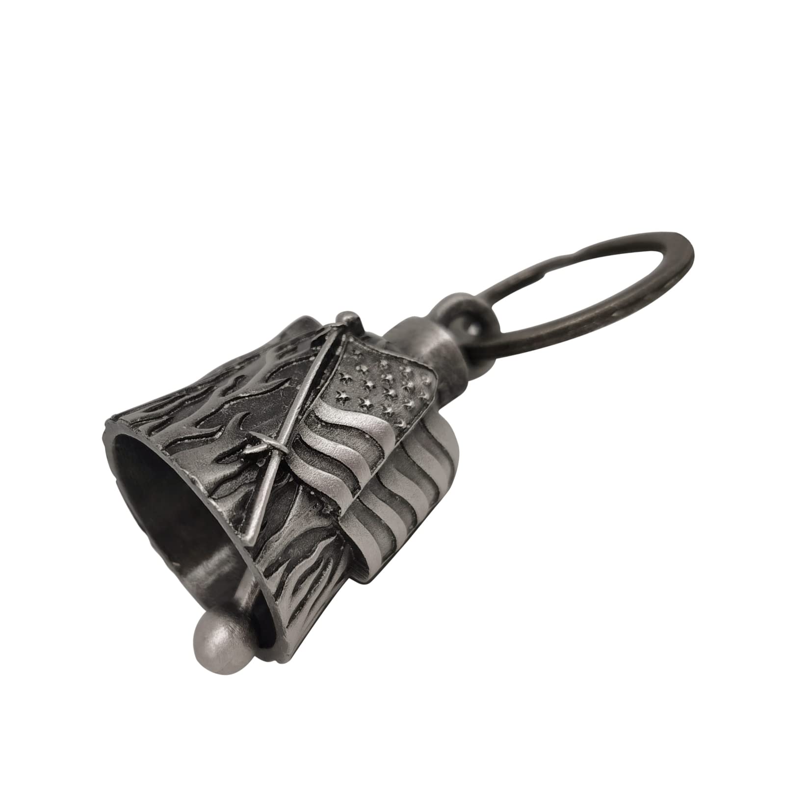 Motorcycle Bell With Hanger For Biker, Good Luck Biker Bells & Motorcycle Accessories, Key Chain With Delicate Luck Bell