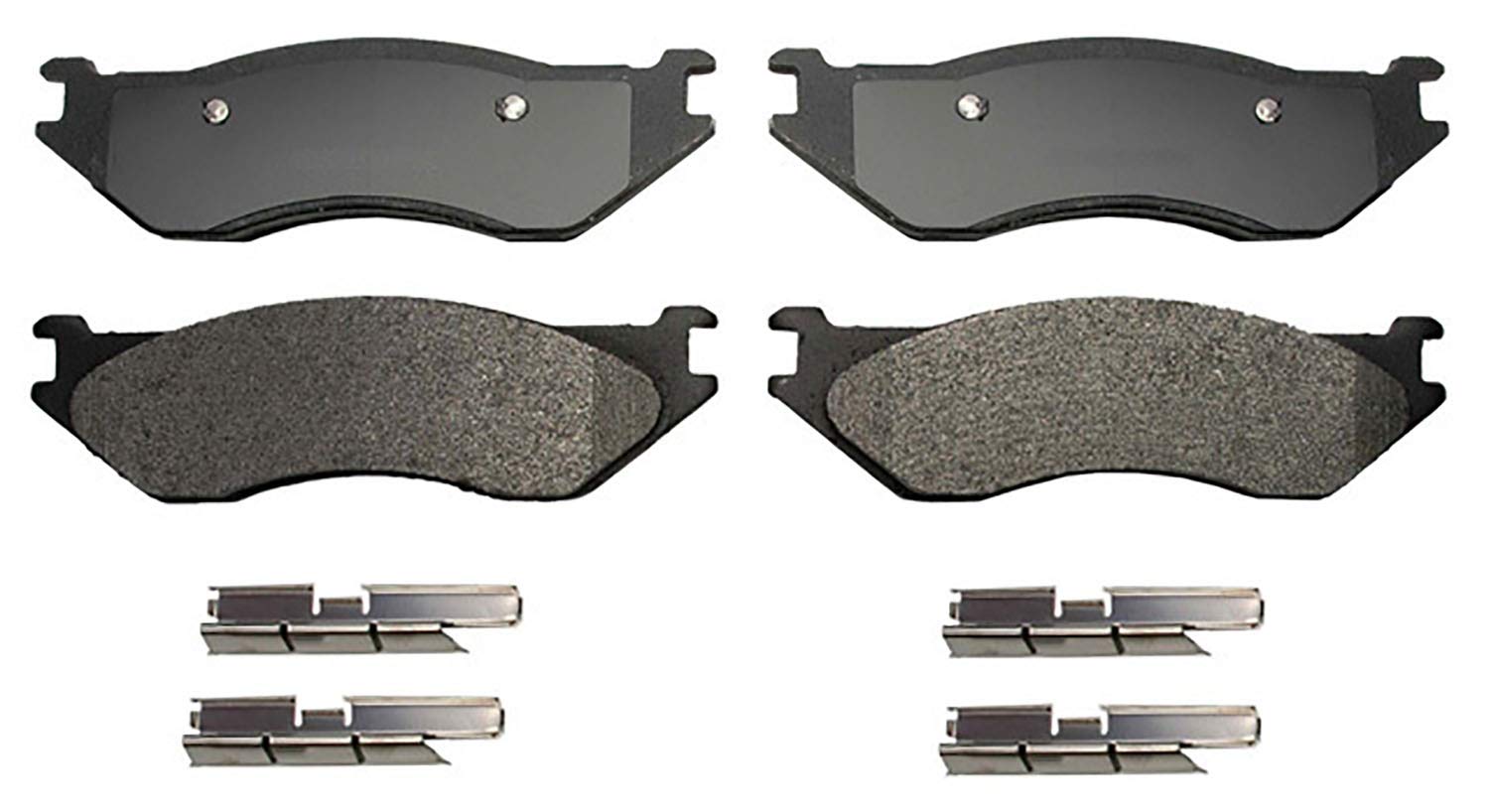 ACDelco Silver 14D966MH Semi-Metallic Front Disc Brake Pad Set