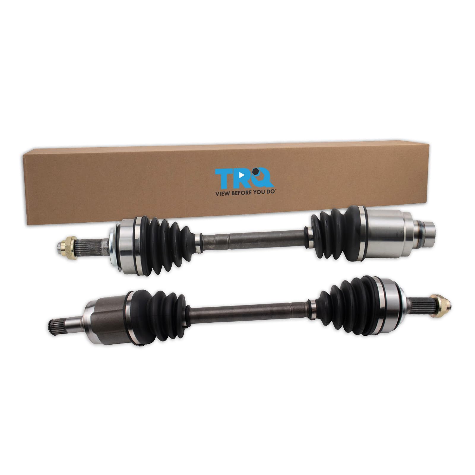 Trq Front Cv Axle Shaft Assembly Set Compatible With 2006-2010 Honda Civic