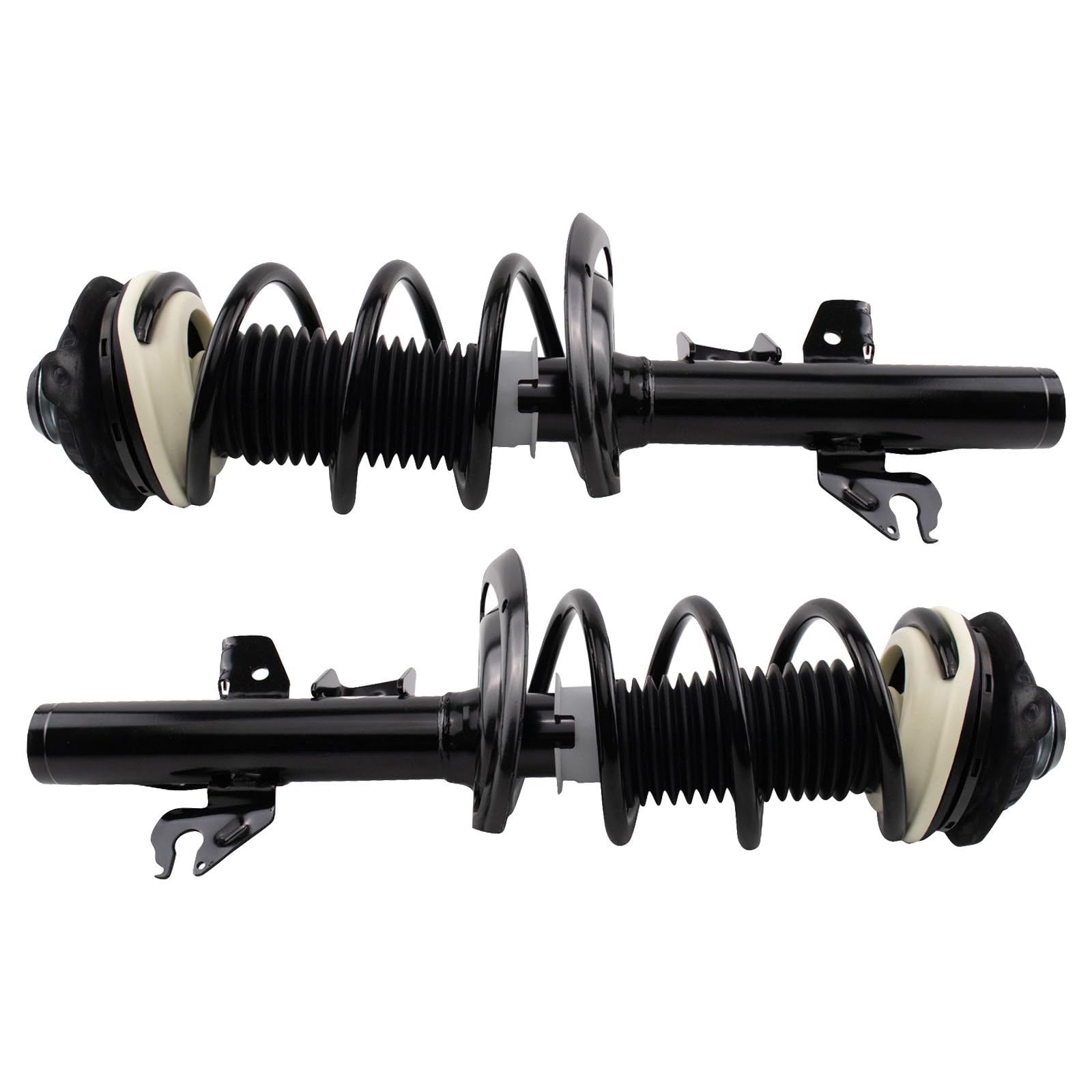 Trq Front Strut & Coil Spring Assembly Set Driver & Passenger Sides Compatible With 15-17 Chrysler 200
