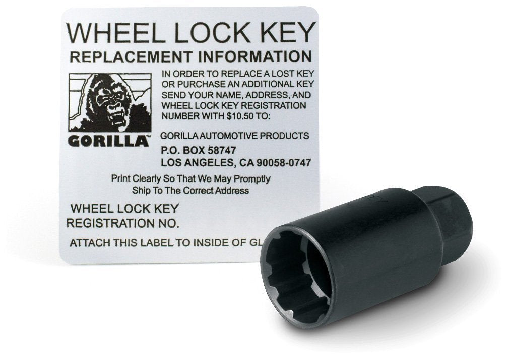 Gorilla Automotive 73641Txx Toyota O.E. Wheel Locks With Washer (14Mm X 1.50 Thread Size),Chrome