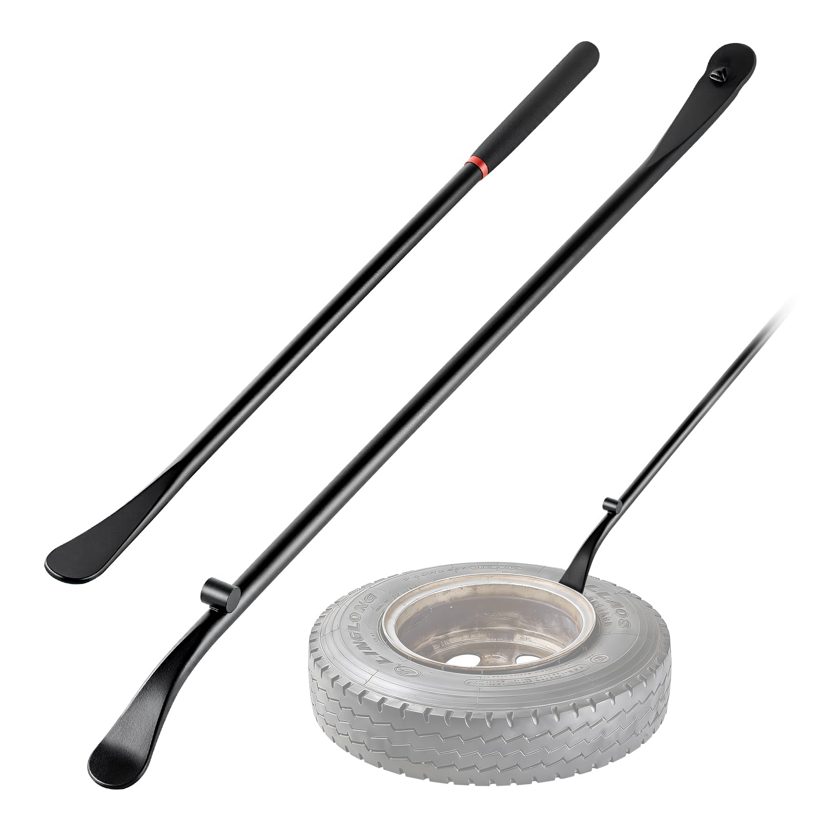 VEVOR Tire Bars 38.2in +30in Tire Mount and Demount Iron Bar, Heavy Duty Alloy Steel Changing Tools for Truck, Semi Truck, Off-R