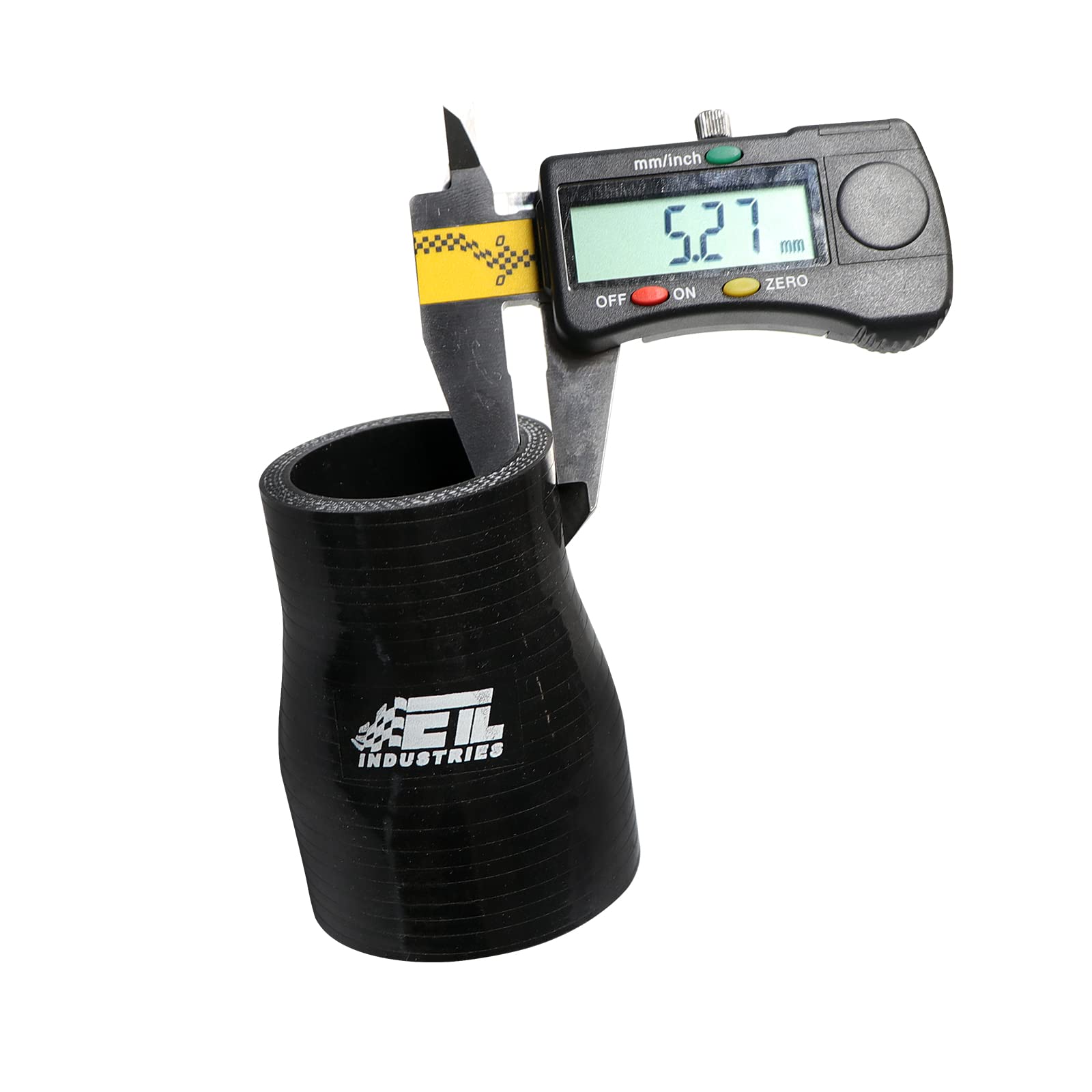 ETL INDUSTRIES ID 1.5'' to 1.75'', Length 3'' Silicone Reducer Straight Coupler Hose, 4-Ply Reinforced Universal Intake Reducer