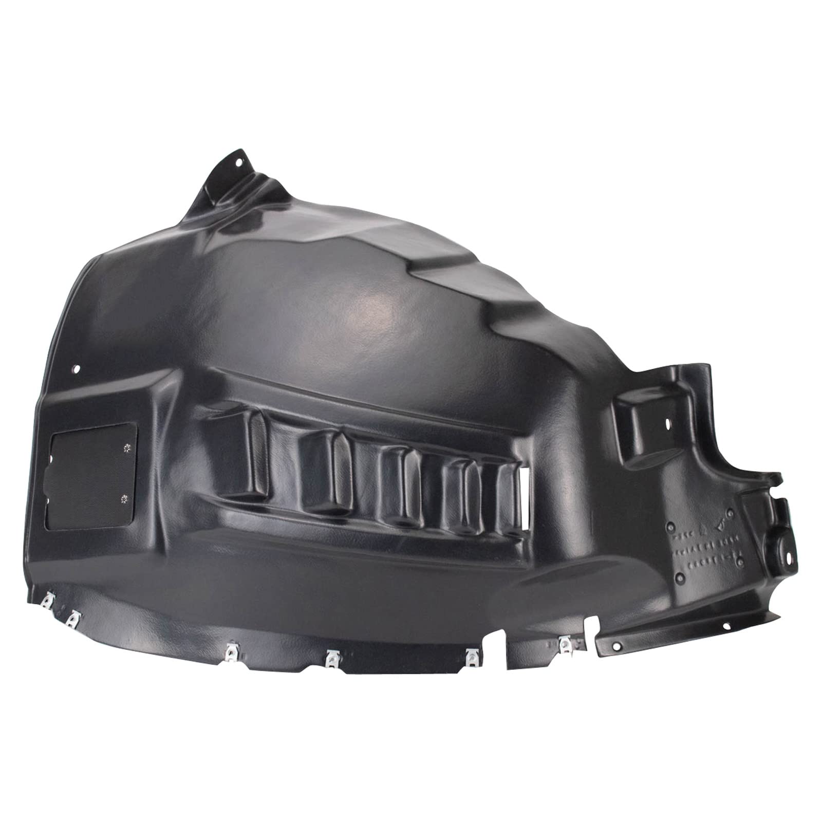 Trq Front Inner Fender Liner Set Compatible With 2014-2021 Ram Promaster 1500 Promaster 2500 Promaster 3500 Ch1248197 Ch1249197