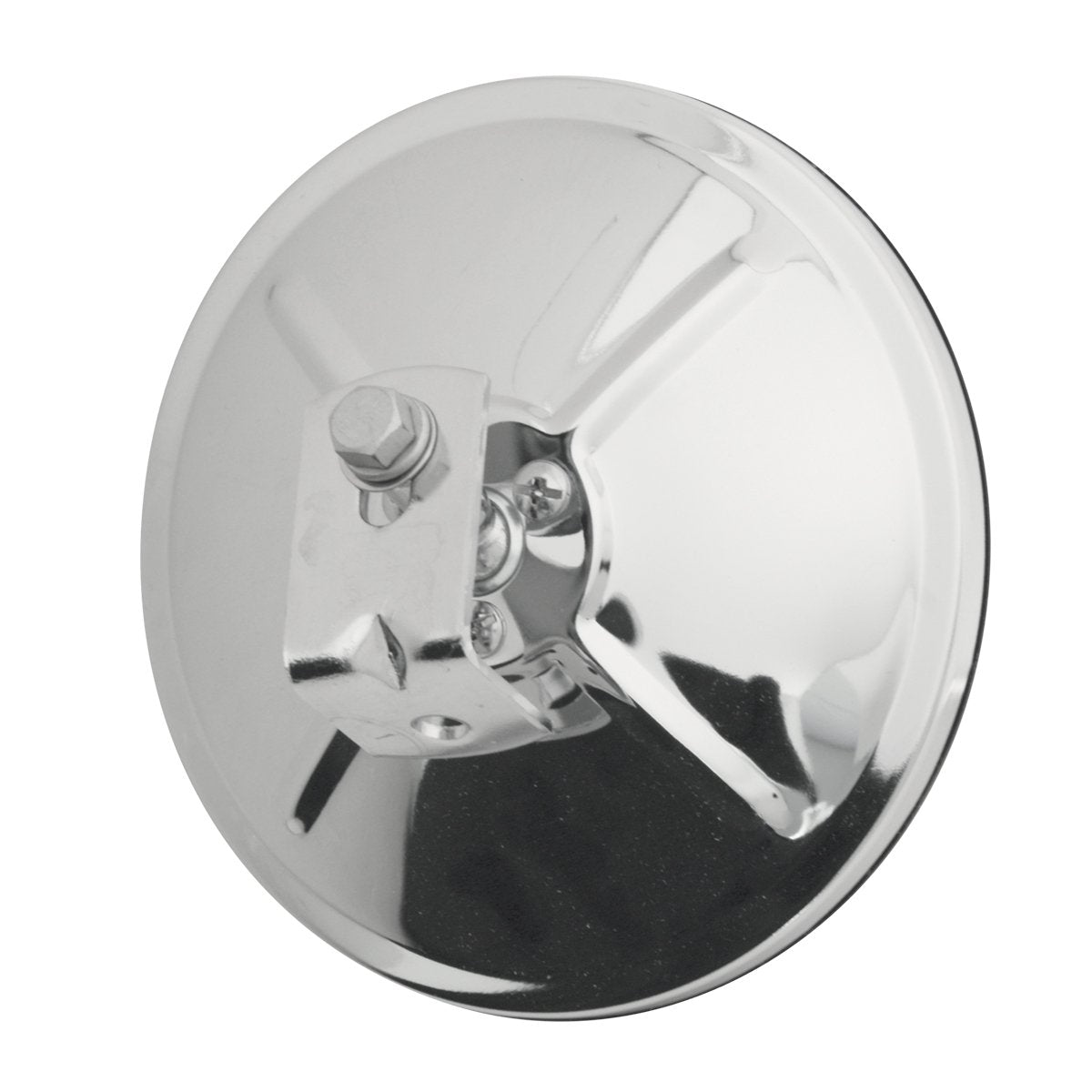 Gg Grand General 33261 Stainless Steel 6    Convex Blind Spot Mirror With Center Mount For Trucks, Buses, Utility Vehicles And M