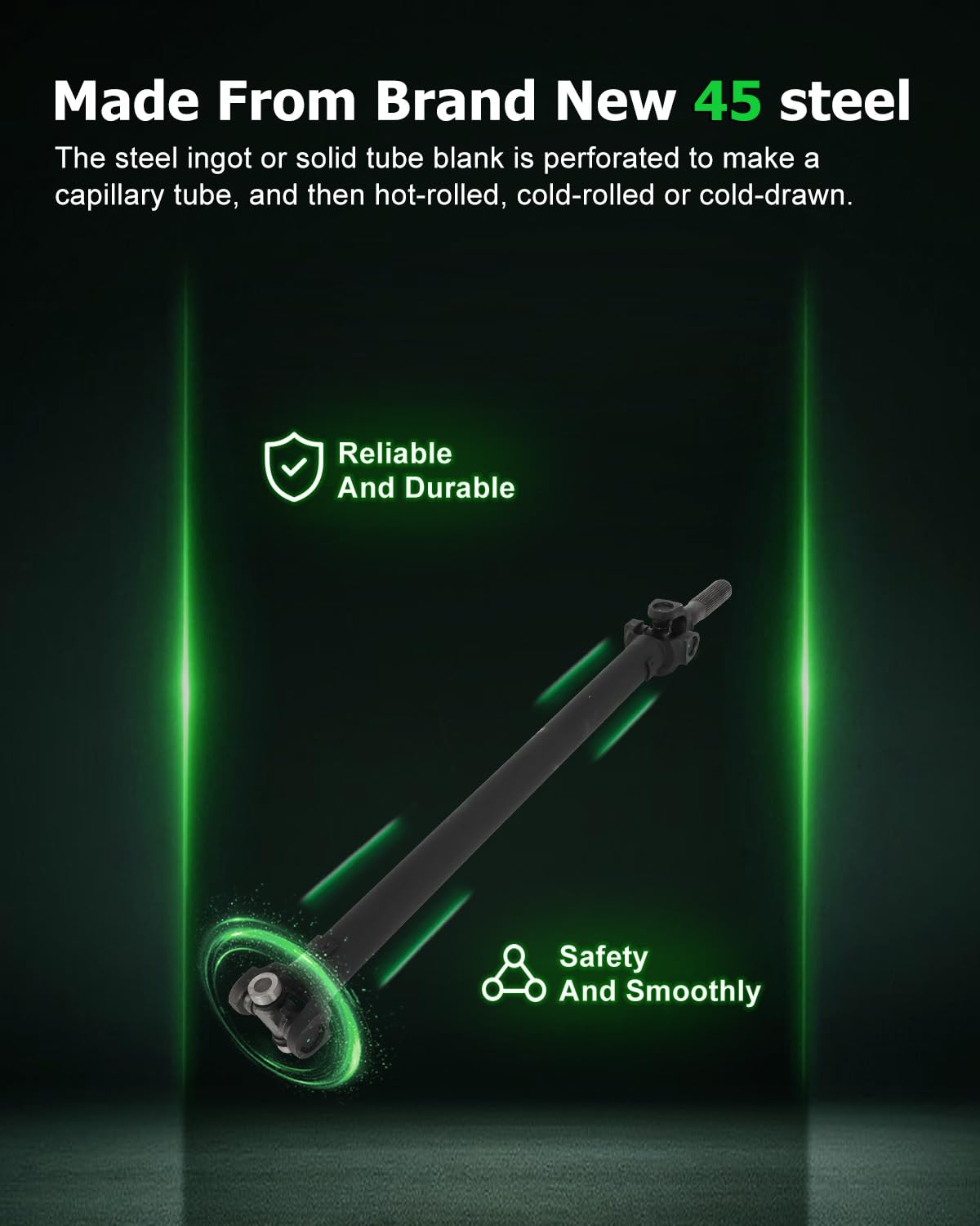 Scitoo?39.146''?Steel Front Driveshaft Assembly Drive Shaft Prop Shaft For Chevrolet Silverado 2500 Hd 3500 Hd For Gmc Sierra 25