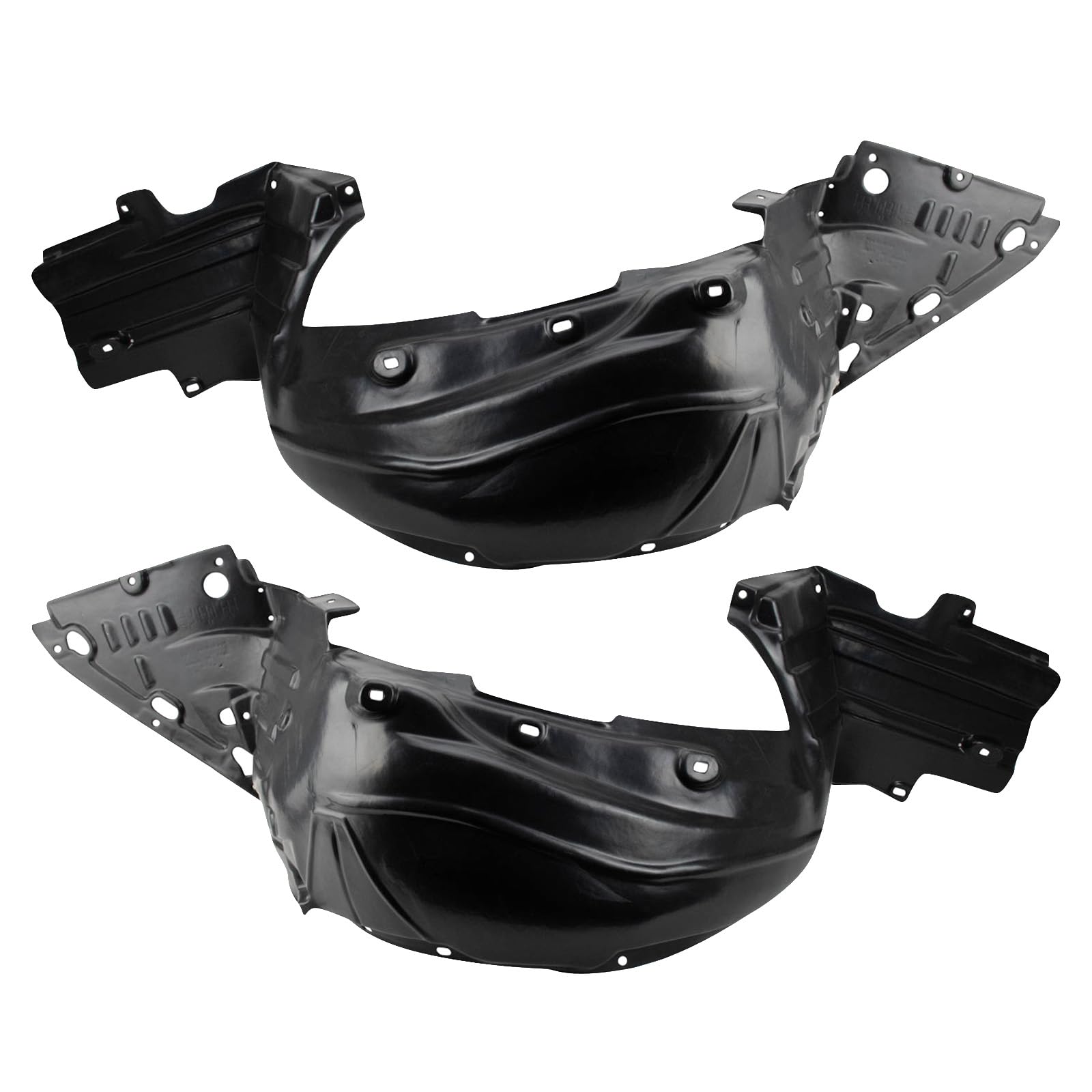 Trq Front Inner Fender Liner Set Compatible With 2000-2003 Honda S2000 Ho1250105 Ho1251105