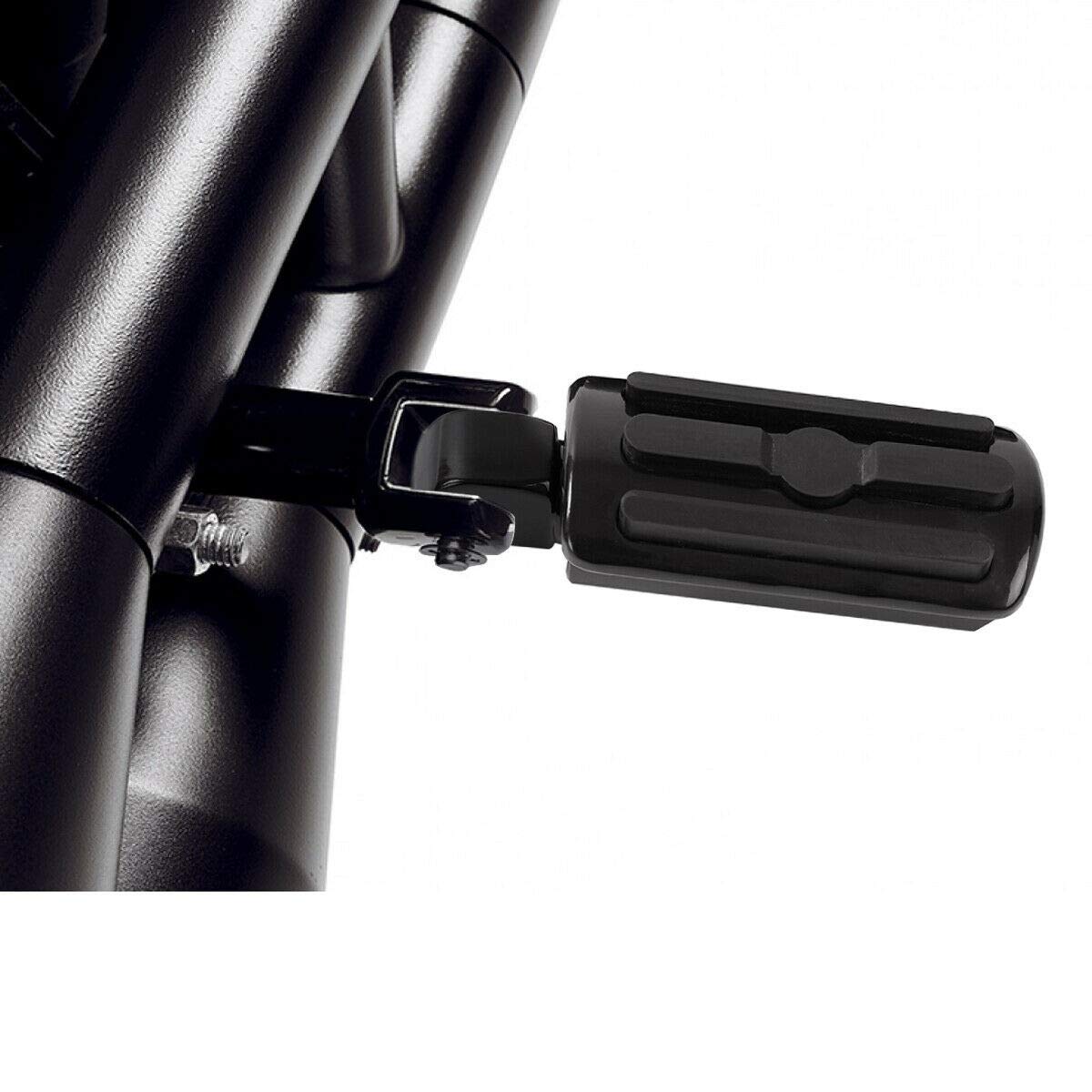 Wowtk Passenger Footpegs With Support Mounting Kit For Harley Softail 2018-2024 Deluxe Fat Boy Heritage Sport Glide Softail Slim