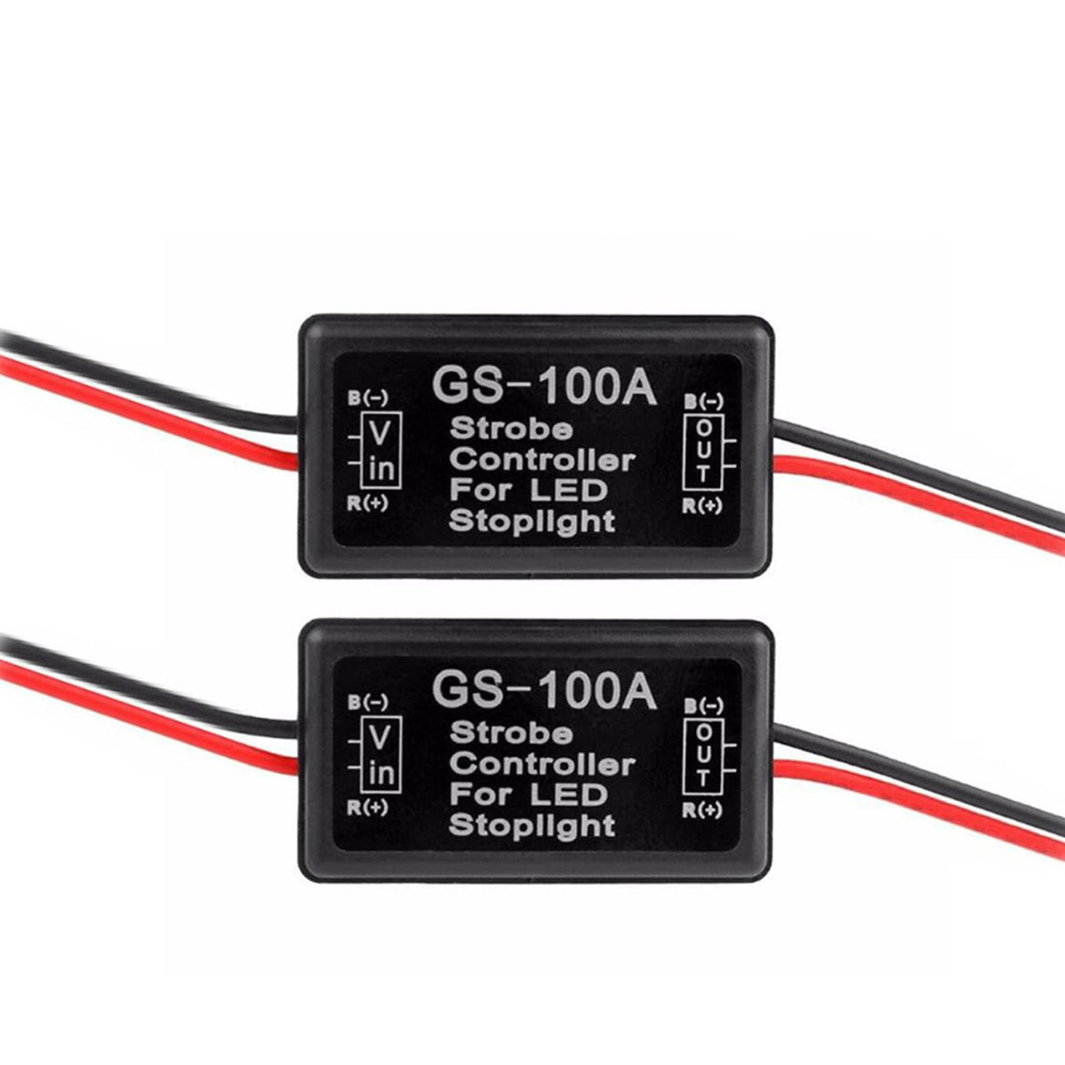 Ibrightstar 9-30V Flashing Strobe Blinking Controller Flasher Module For Led Brake Tail Stop Light High Mount/3Rd Brake Lights -