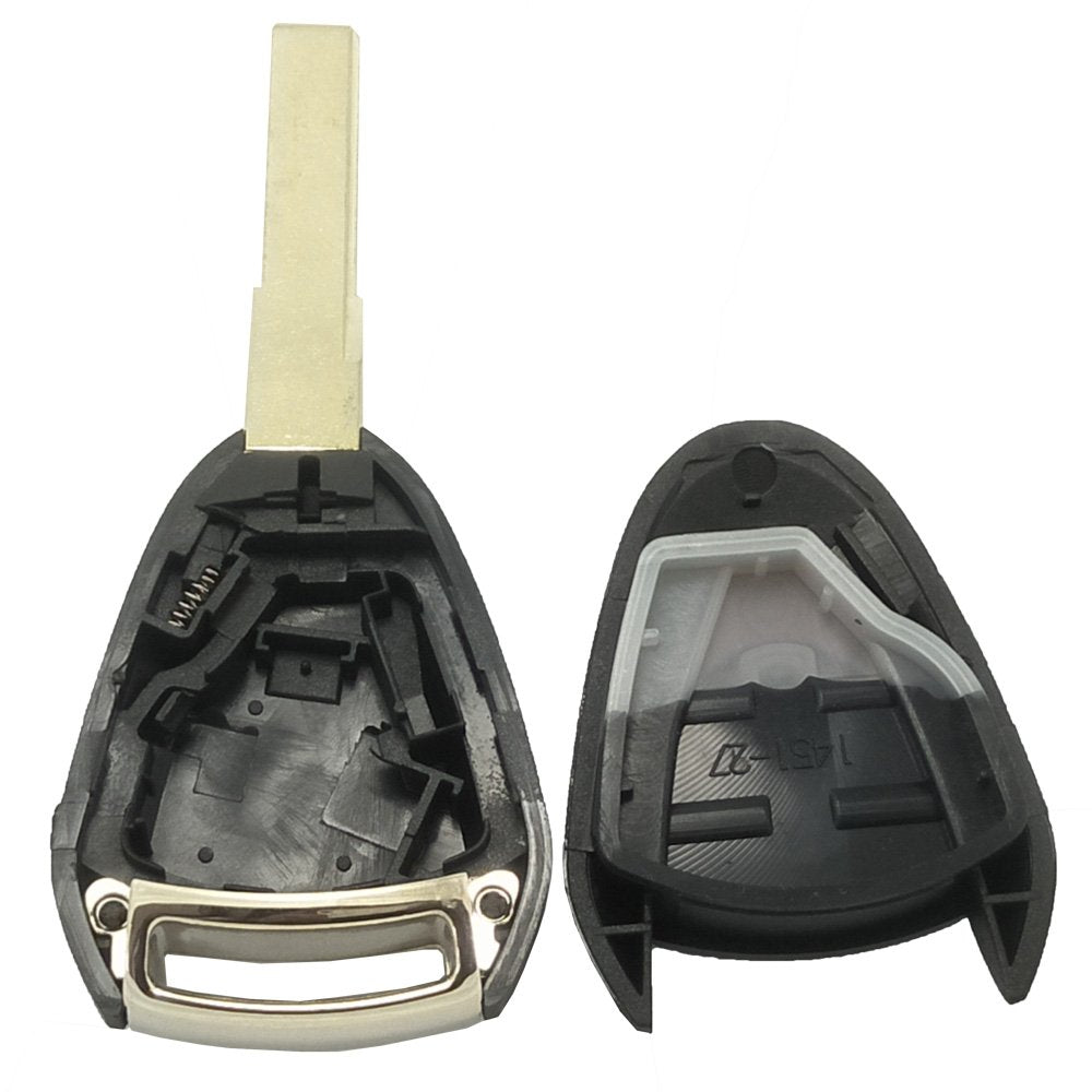 Replacement Keyless Entry Remote Car Key Fob Shell Case for Porsche Cayman 911 Boxster Carrera GT (Black)