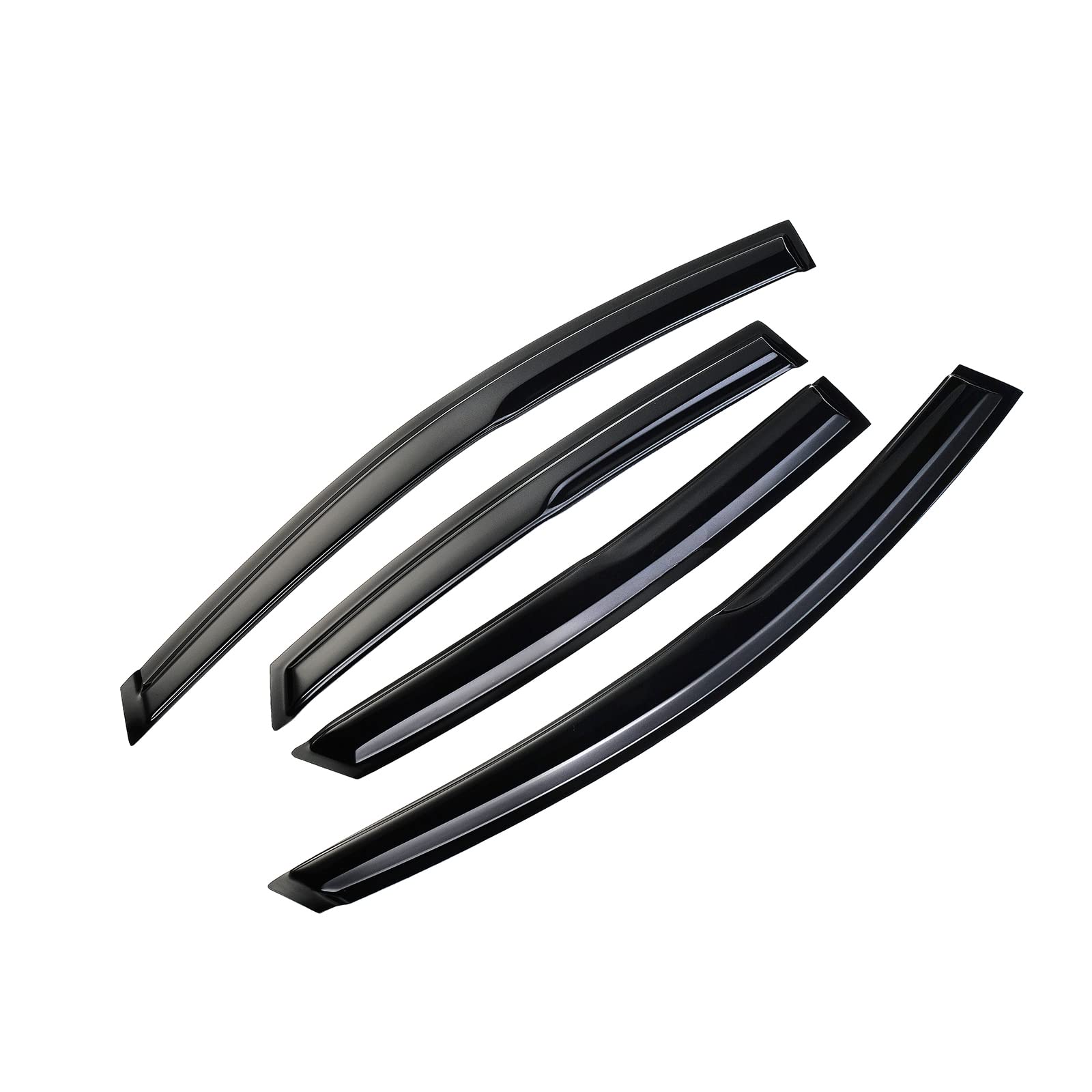 Arokzn 4PCS Window Visor Deflectors Rain Guards Designed for 2013-2019 Nissan Sentra 94248
