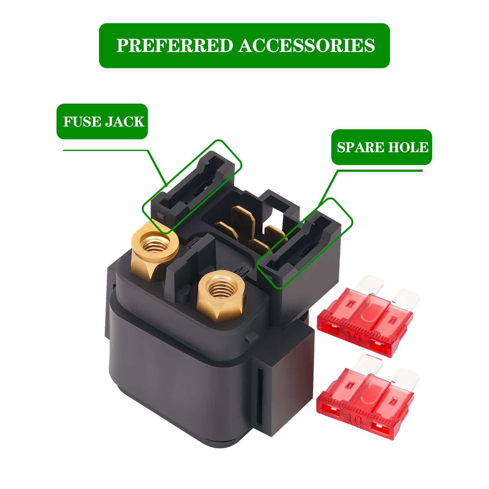 Road Passion Starter Solenoid Relay Replacement For Yamaha Ttr125 2003-2011 Ttr230 2005-2011 Ttr90 2003-2007