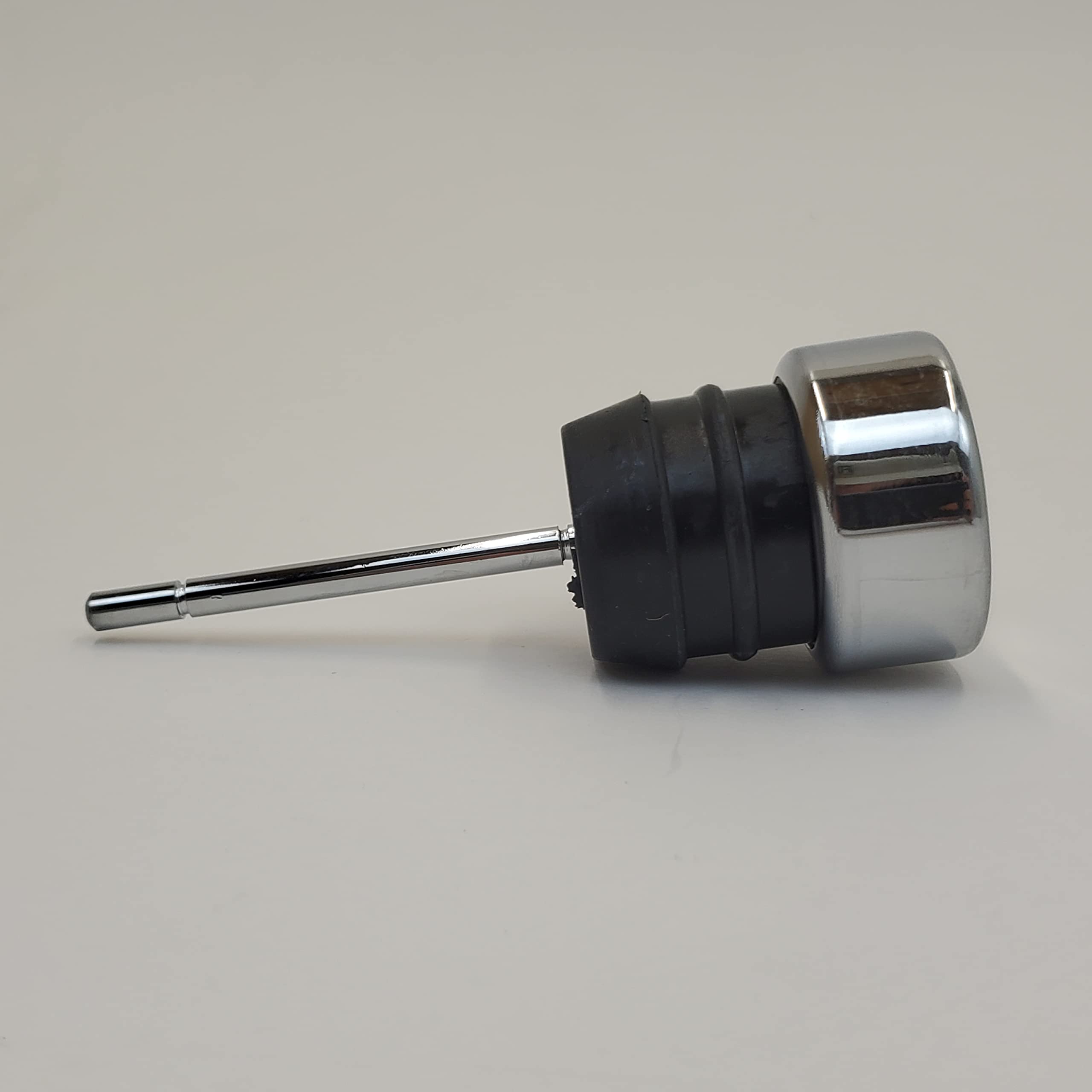 Chrome Shorty Style Maltese Cross Oil Tank Dipstick - Fits 1979-2003 Harley Sportster Xl And 1984-1999 Harley Softail Models - R