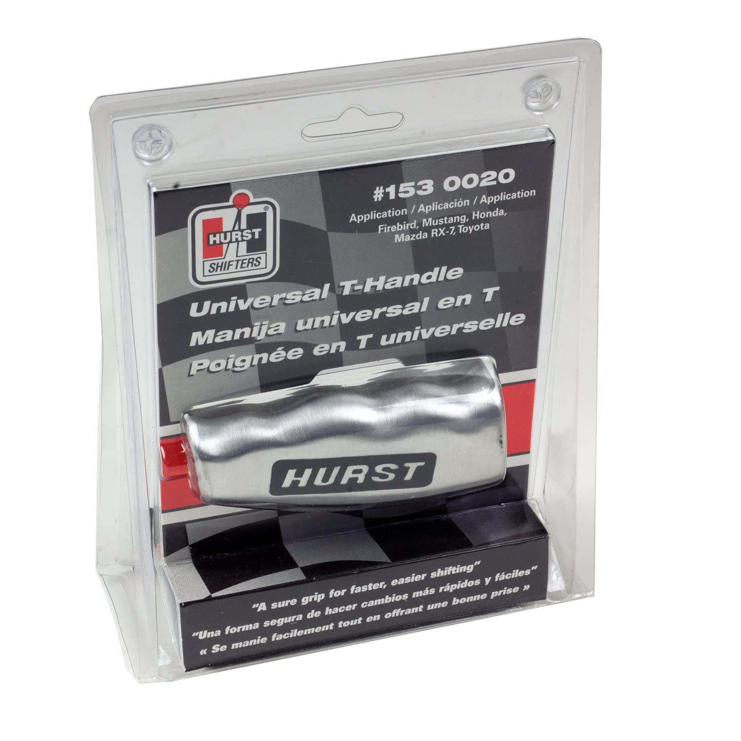 Hurst 1530020 Universal Brushed Aluminum T-Handle