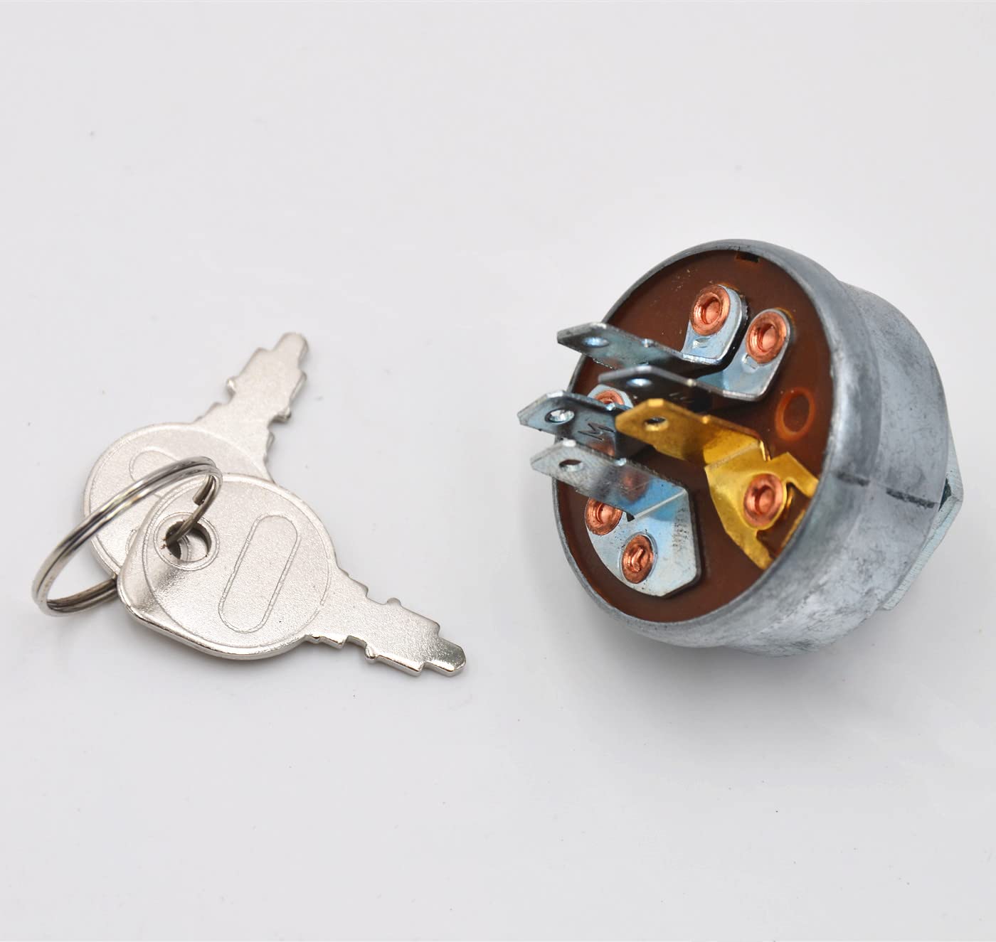 Nc Craftsmen Riding Lawn Mower Ignition Switch With 3 Position 2 Keys 5 Terminals Std365402 24688 725-0267 925-0267 21064 42106