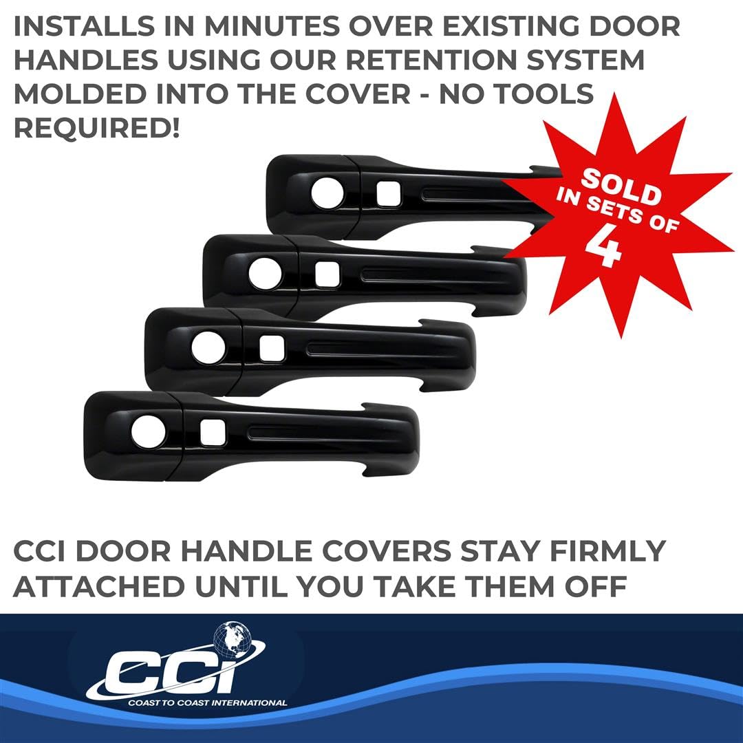 Coast To Coast International Coast2Coast - C2Cdh68579Sbk - Handle Cvrs; Gl Blk; Sk; Set Of 4